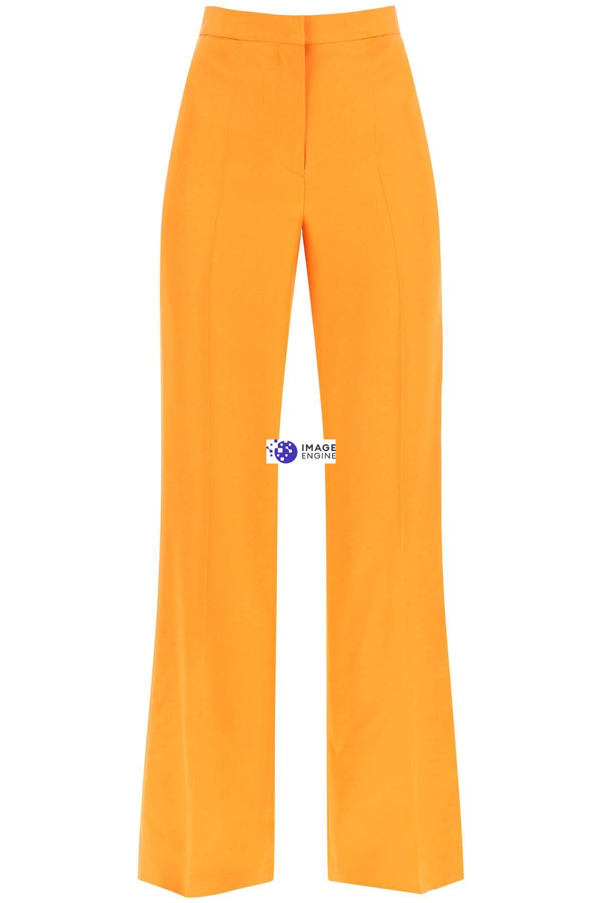 Shop Stella Mccartney Flared Tailoring Pants In Orange