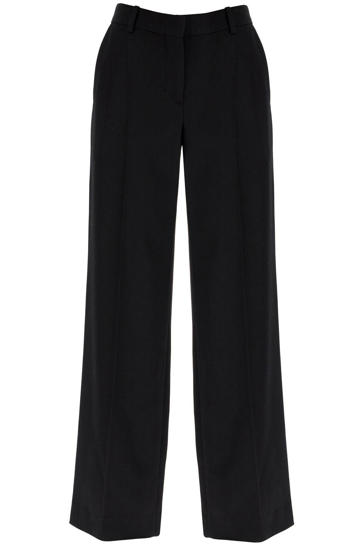 Shop The Row Encore Wide-leg Tailored Trousers In Black