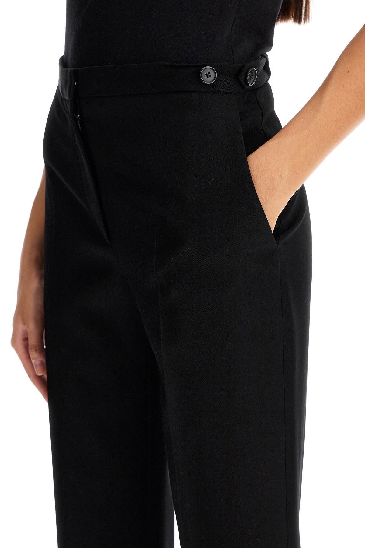 Shop The Row Jesse Tailored Trousers In Black