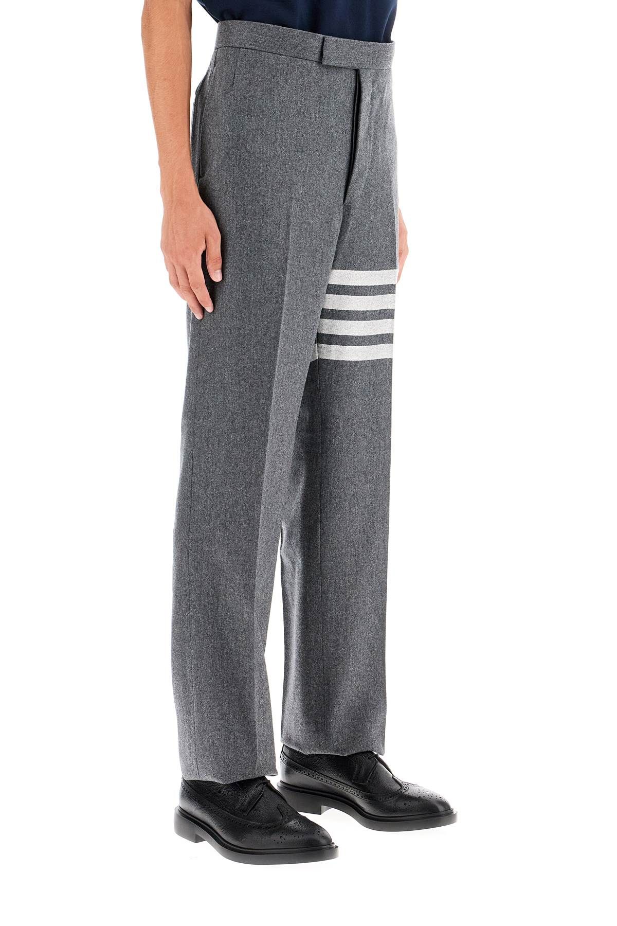 Shop Thom Browne Re  Pants With In Grey