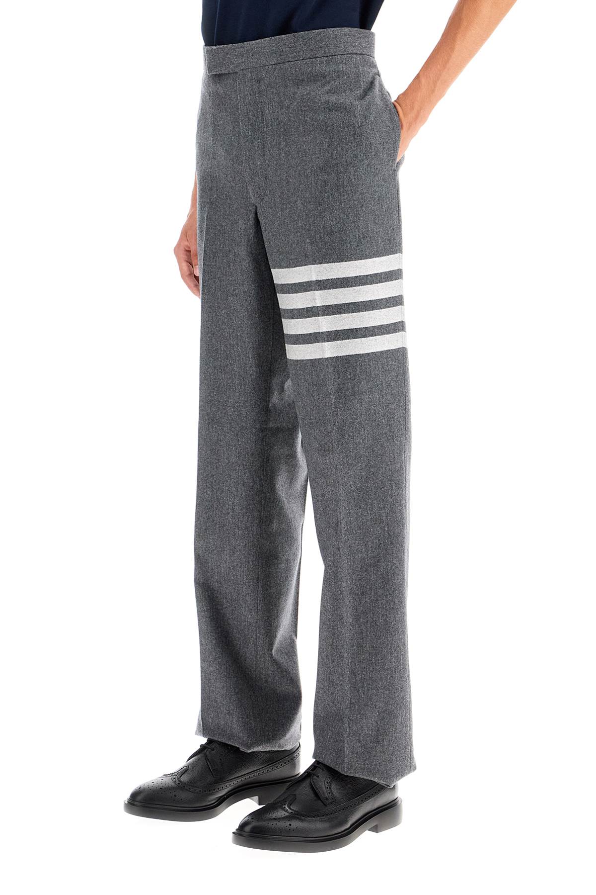 Shop Thom Browne Re  Pants With In Grey