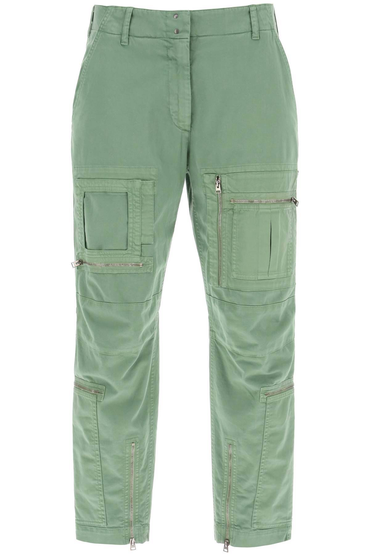 Shop Tom Ford Tapered Cargo Pants In Green