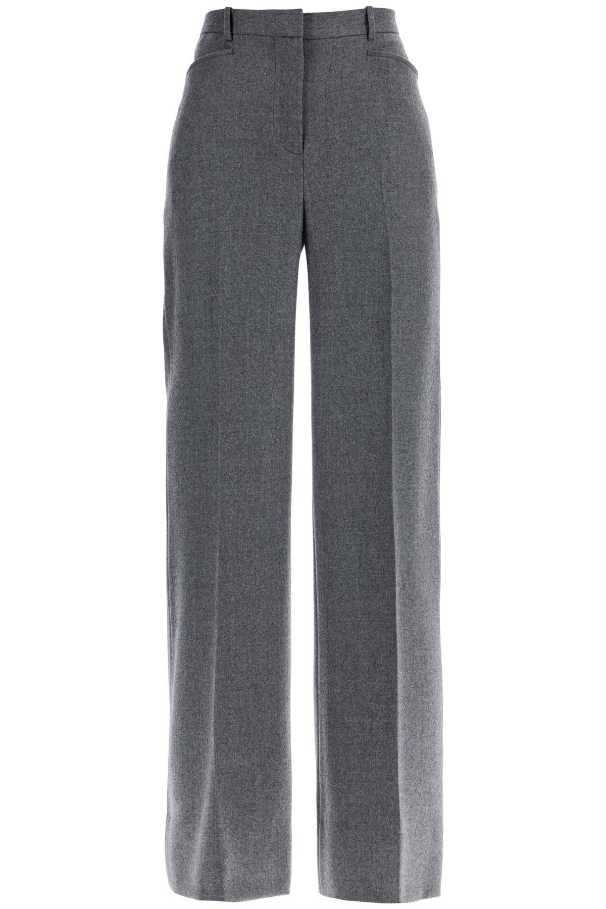 Shop Tom Ford Flannel Bootcut Pants In In Grey