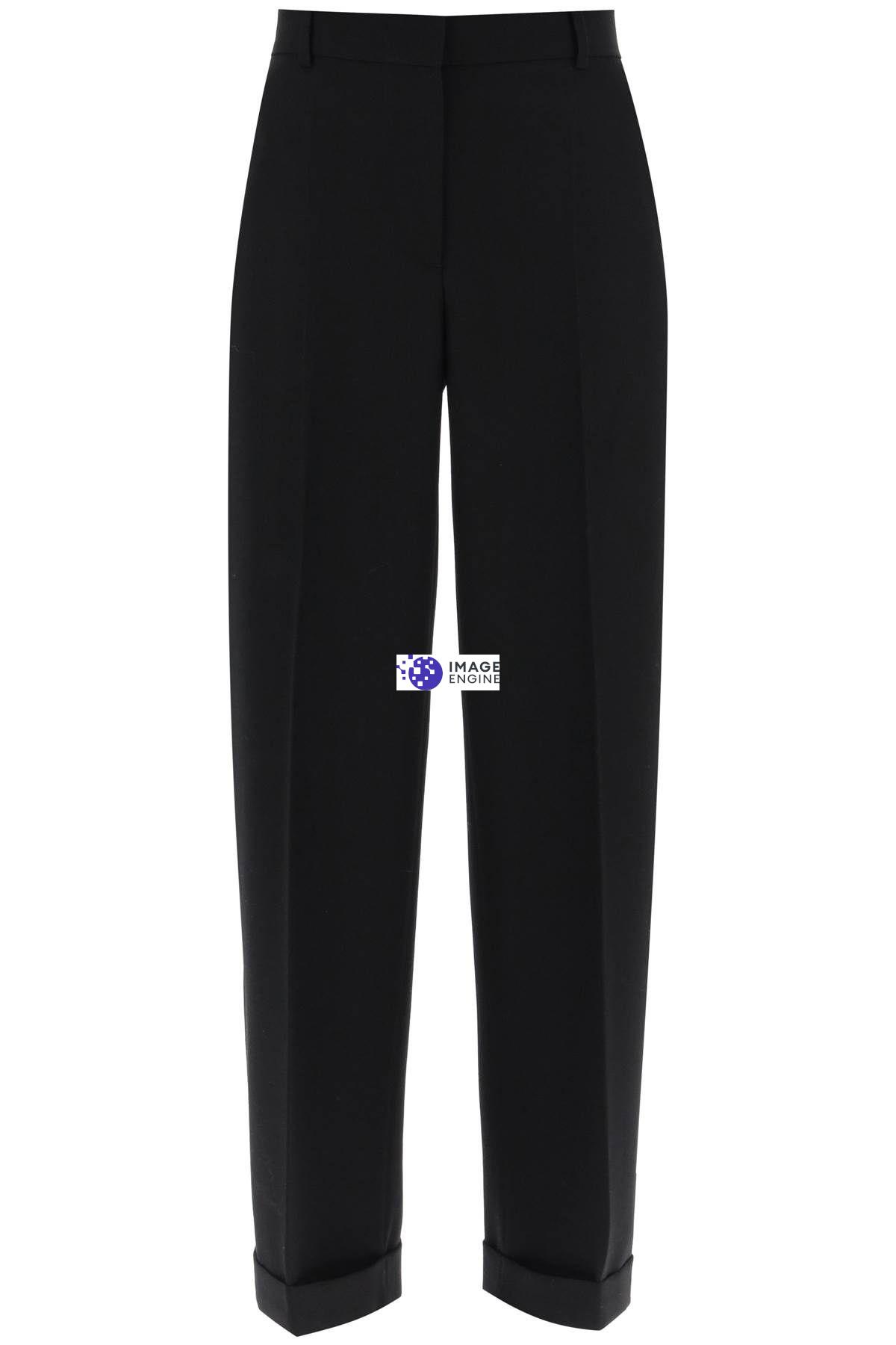 TOTÊME CUFFED STRAIGHT TROUSERS