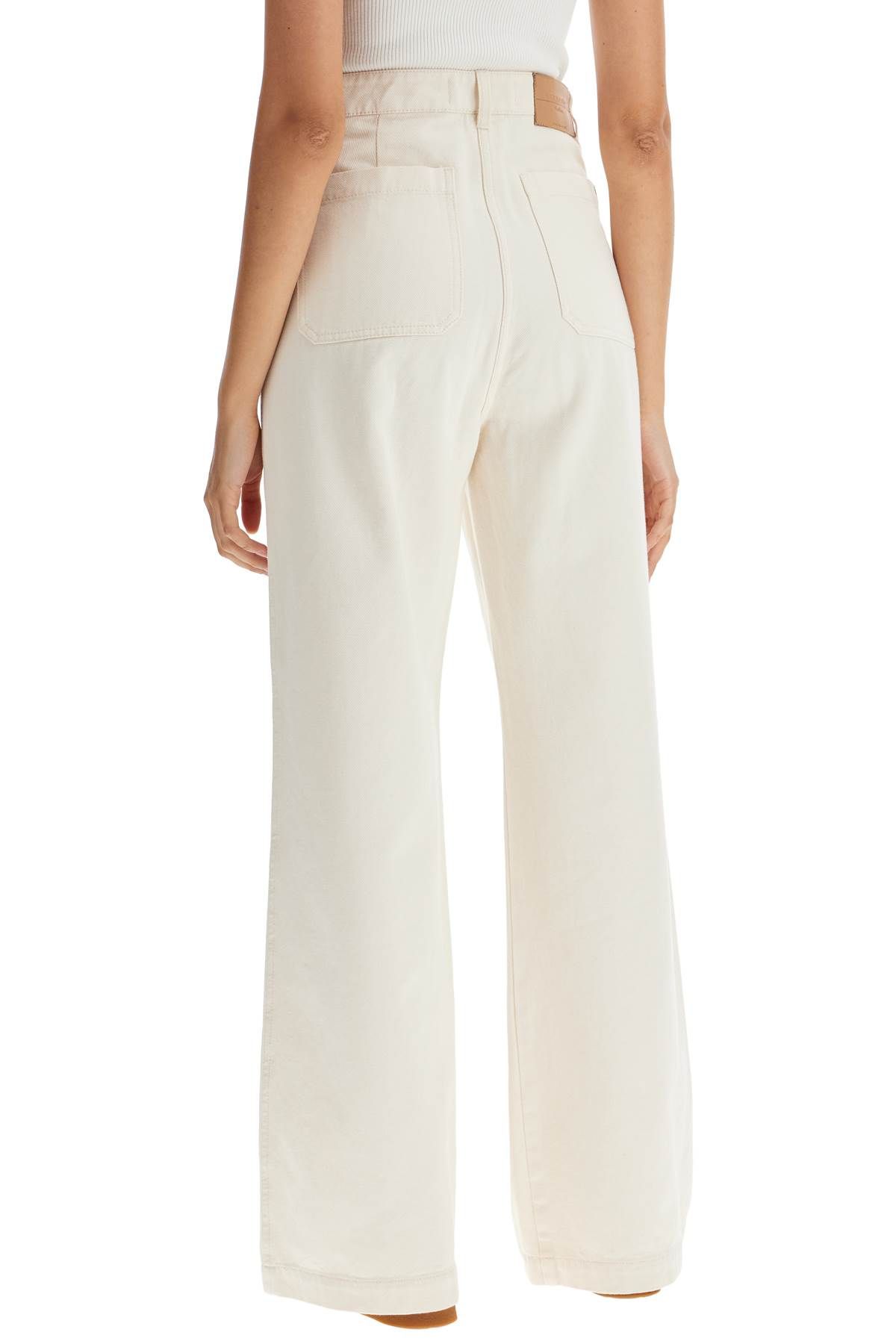 Shop Weekend Max Mara Wide Leg Pants In White