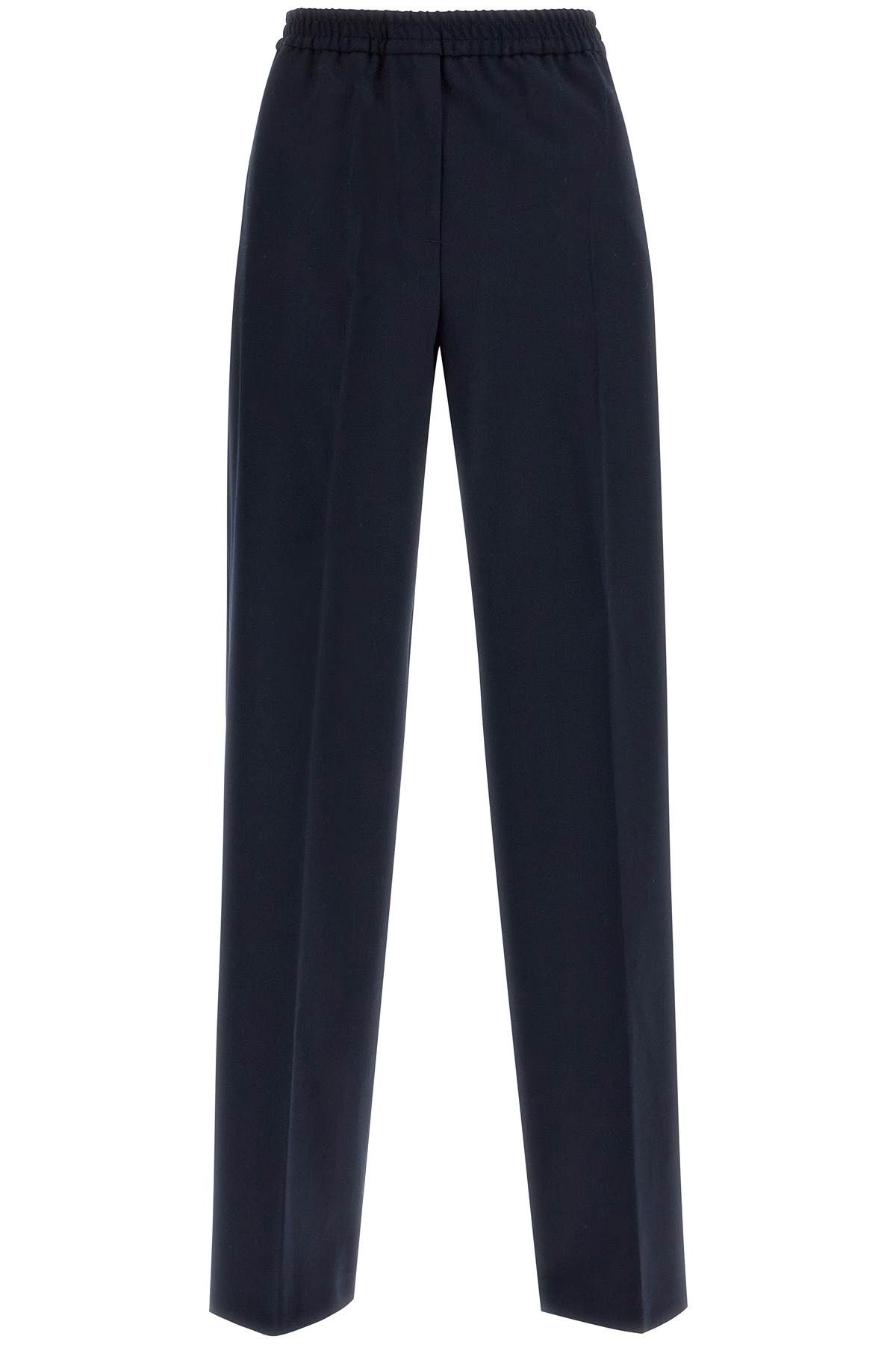 Weekend Max Mara Petra Stretch Wool Trousers In Blue