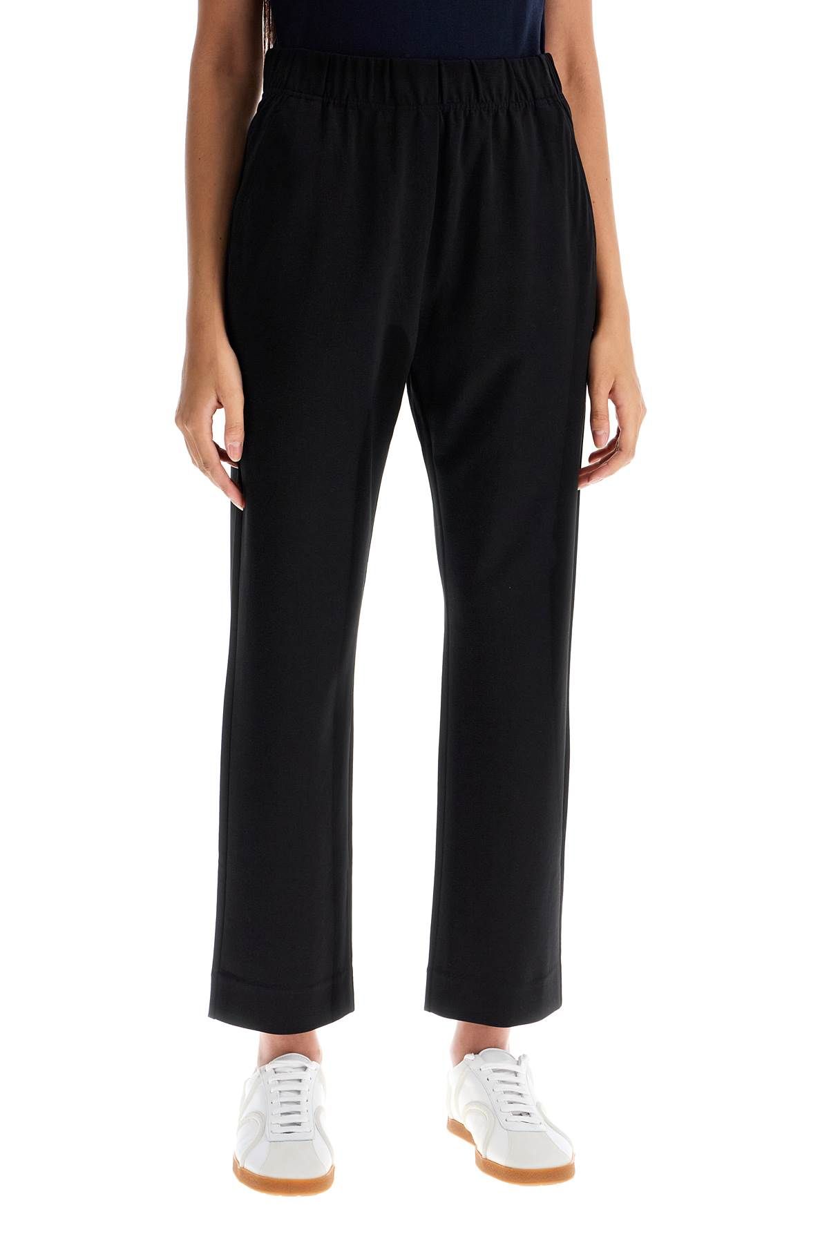 Shop Weekend Max Mara 'jersey Milano Pants For In Black