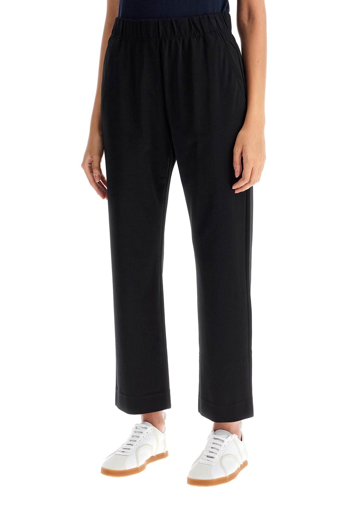 Shop Weekend Max Mara 'jersey Milano Pants For In Black