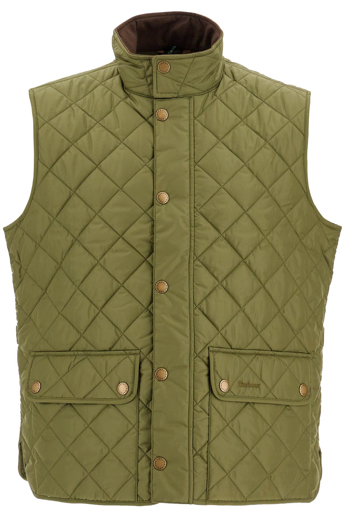 Shop Barbour Lowerdale Quilted Vest In Green