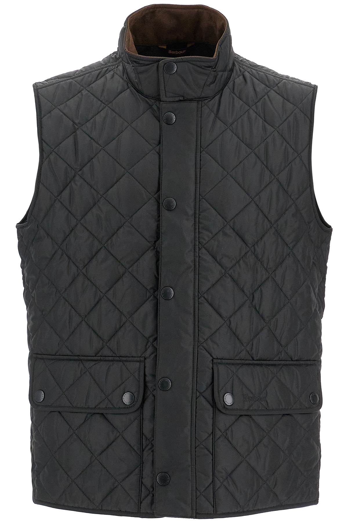 Shop Barbour Lowerdale Quilted Vest In Green