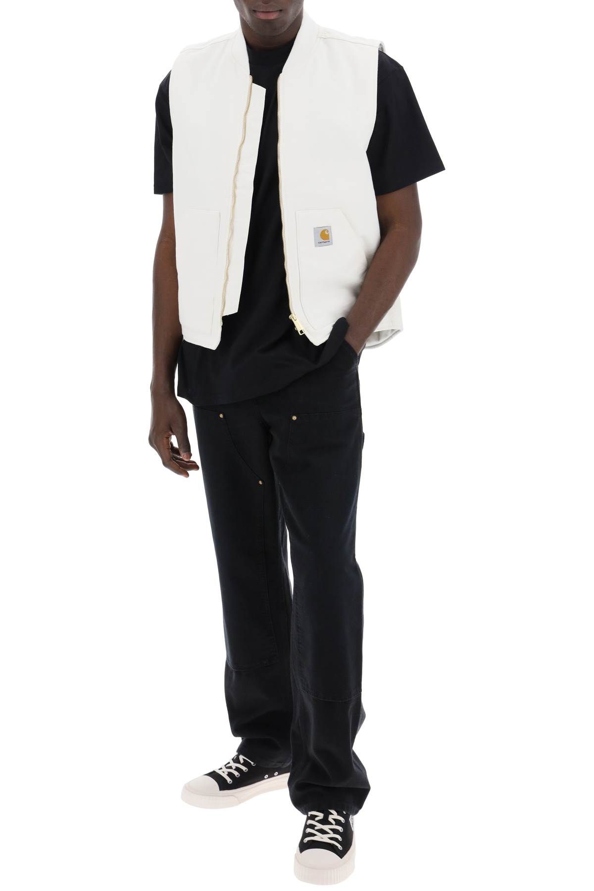 Shop Carhartt Organic Cotton Classic Vest In White