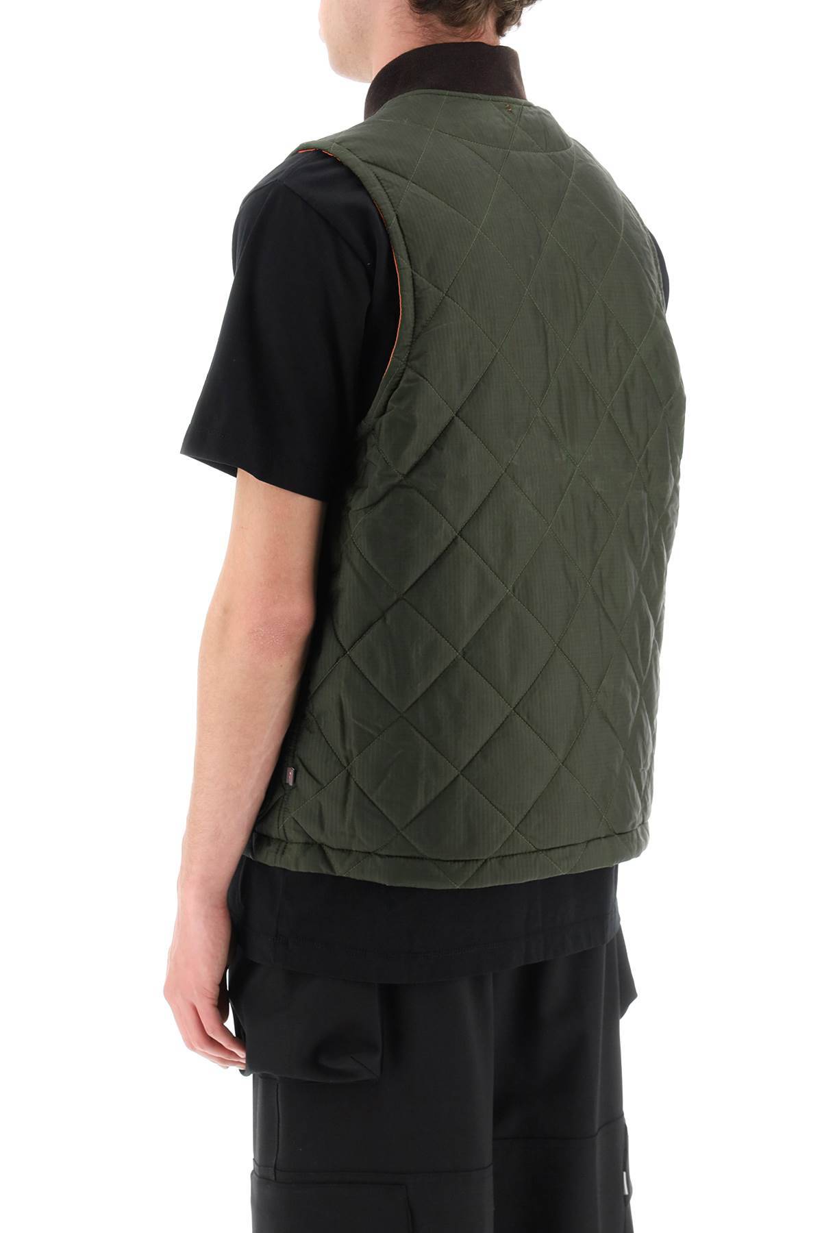 Shop Filson 'eagle Plains' Reversible Vest In Green,fluo