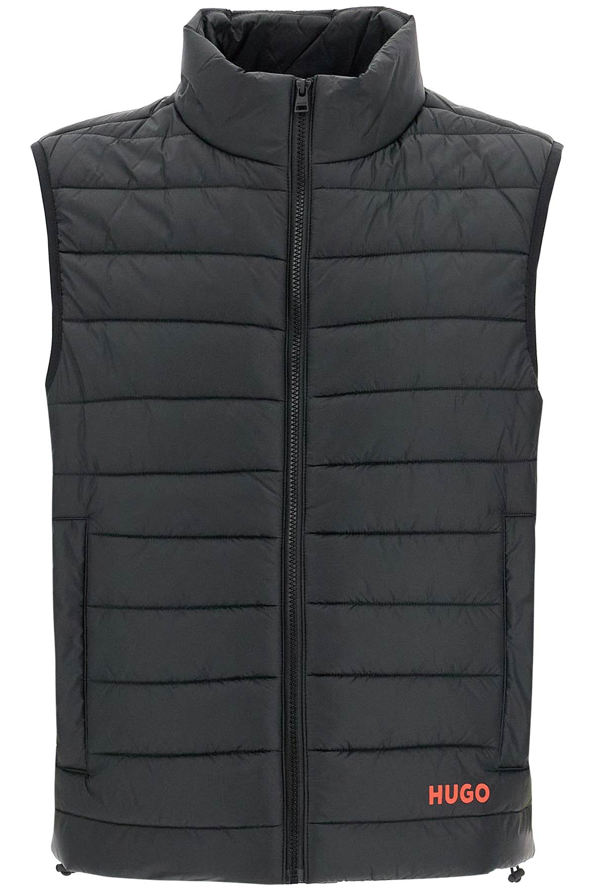 Shop Hugo Padded Brentino Vest In Black