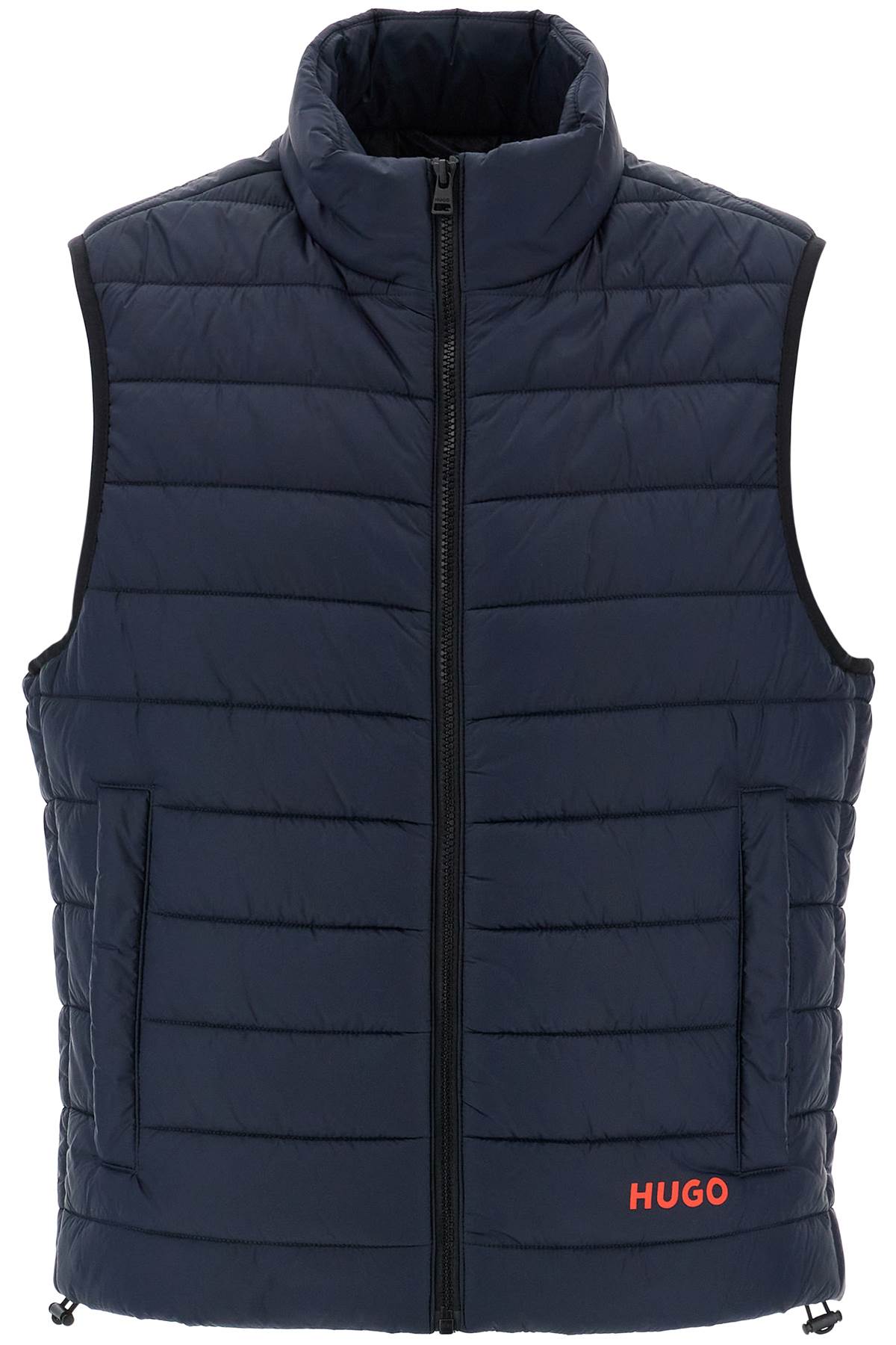 Shop Hugo Padded Brentino Vest In Blue