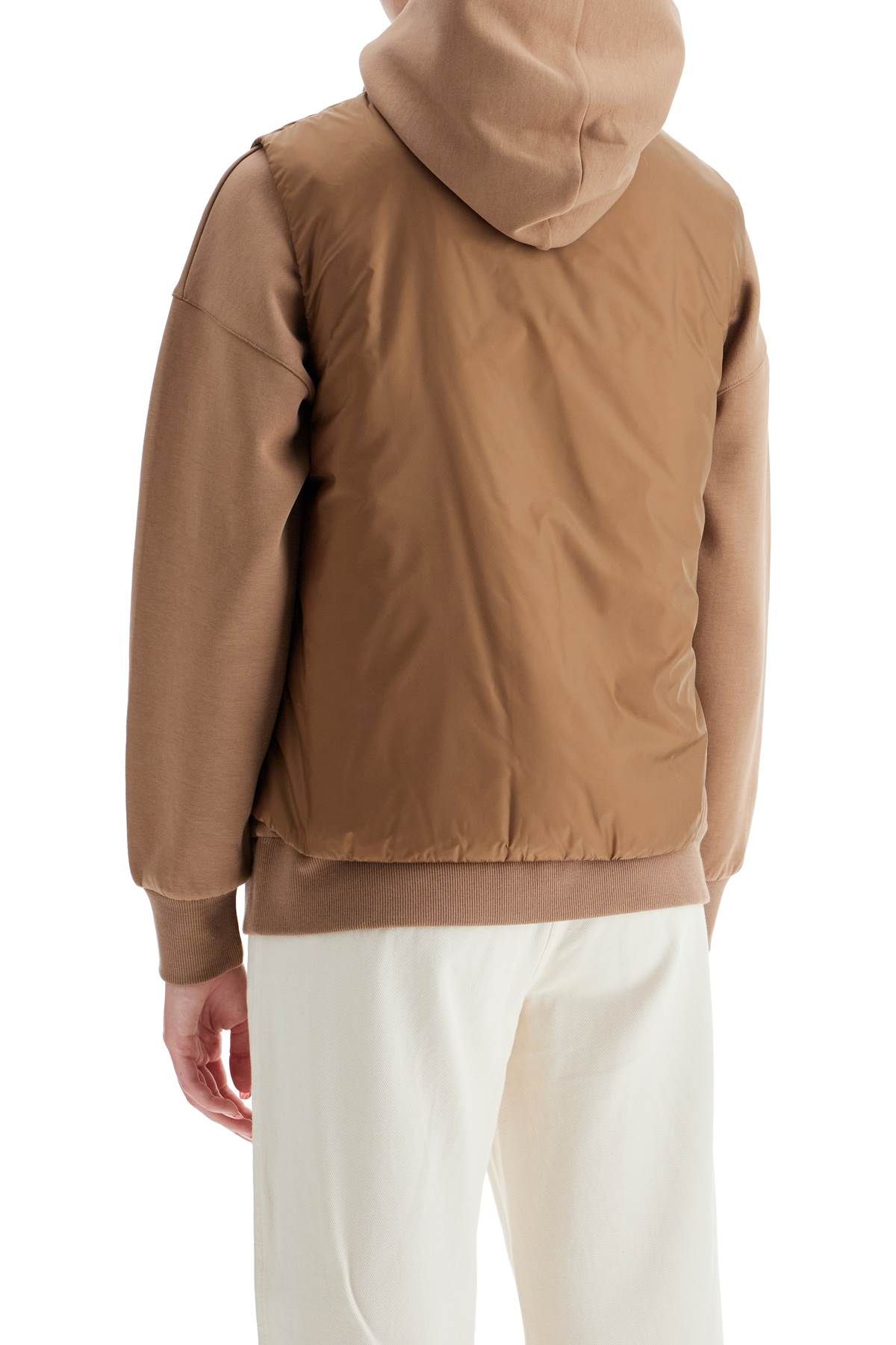 Shop Max Mara The Cube Anti-drop Canvas Vest In Brown