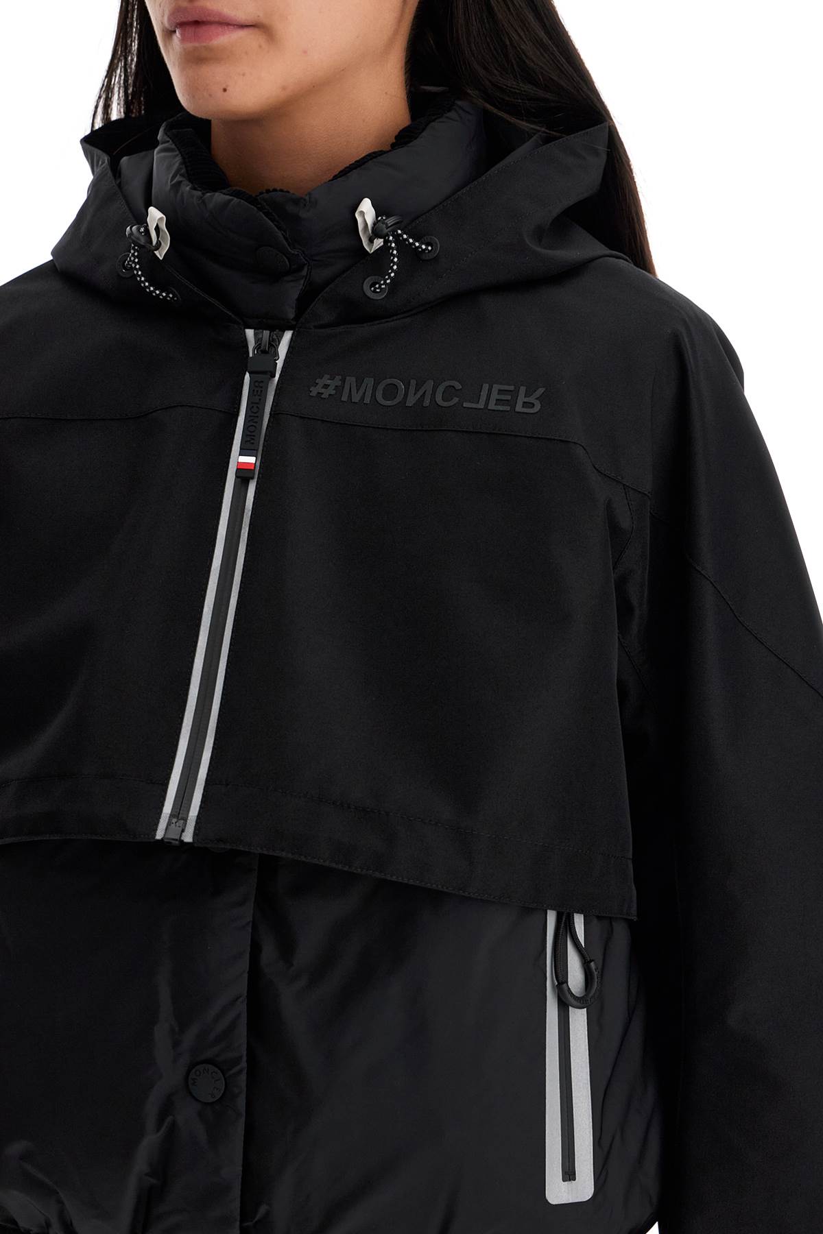 Shop Moncler Padded Vest With Detachable Layer In Black