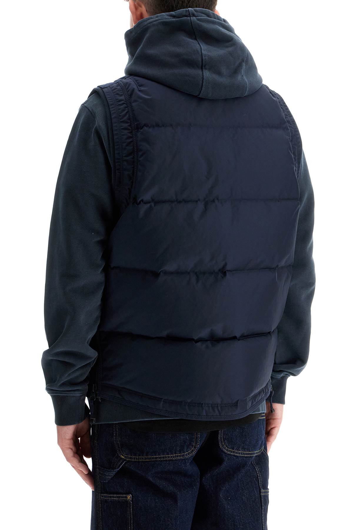 Shop Parajumpers Kobuk Down Vest In Blue