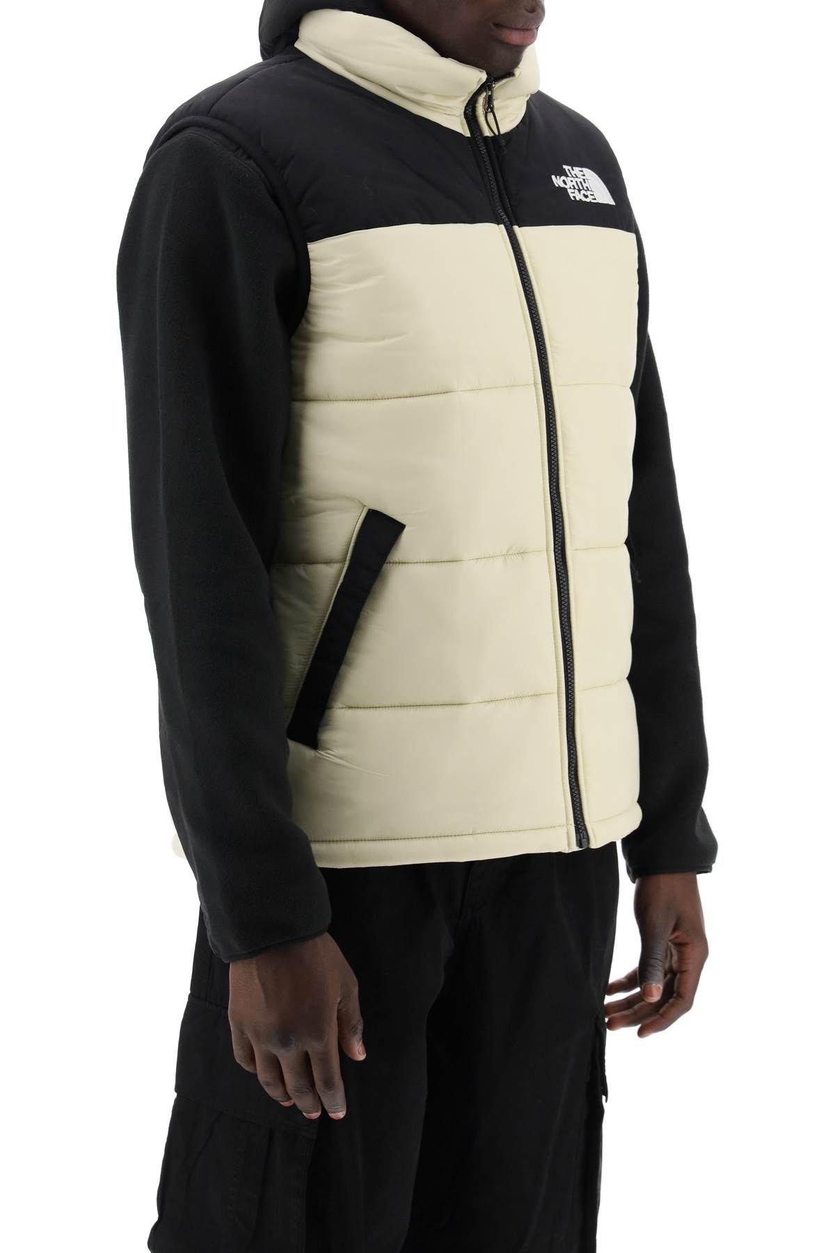 Shop The North Face Himalayan Padded Vest In Black,neutro