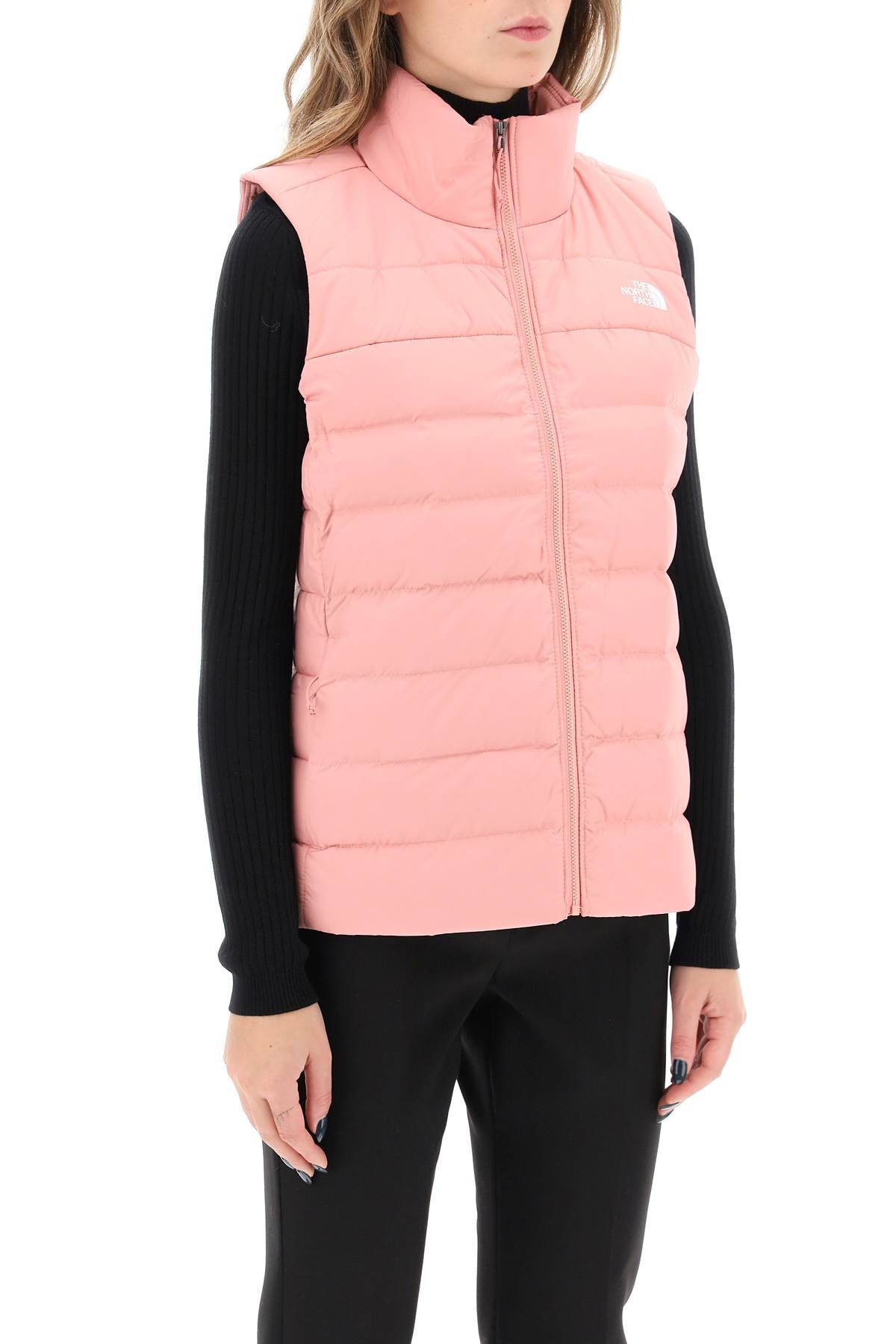 Shop The North Face Akoncagua Lightweight Puffer Vest In Pink