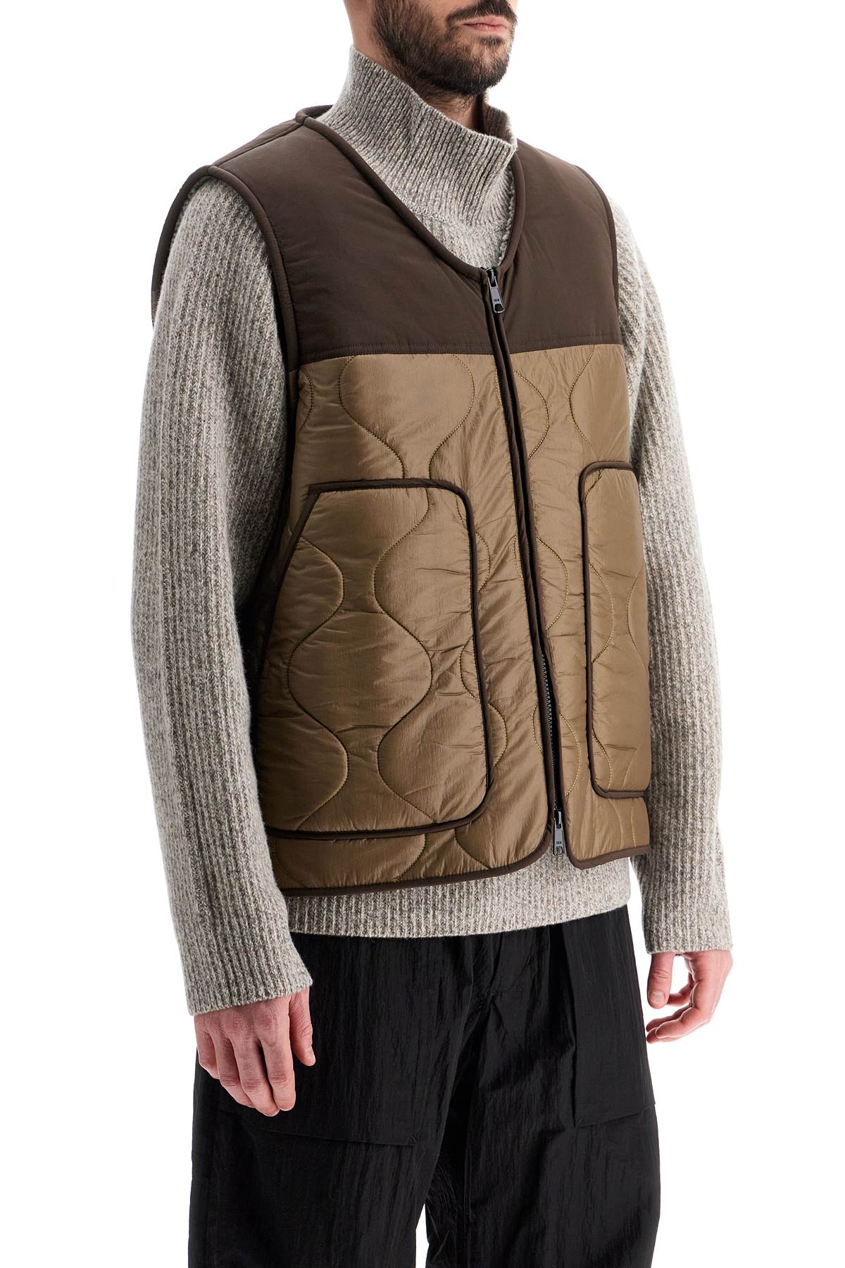 Shop Woolrich Sherpa-lined Vest By Todd Snyder In Beige