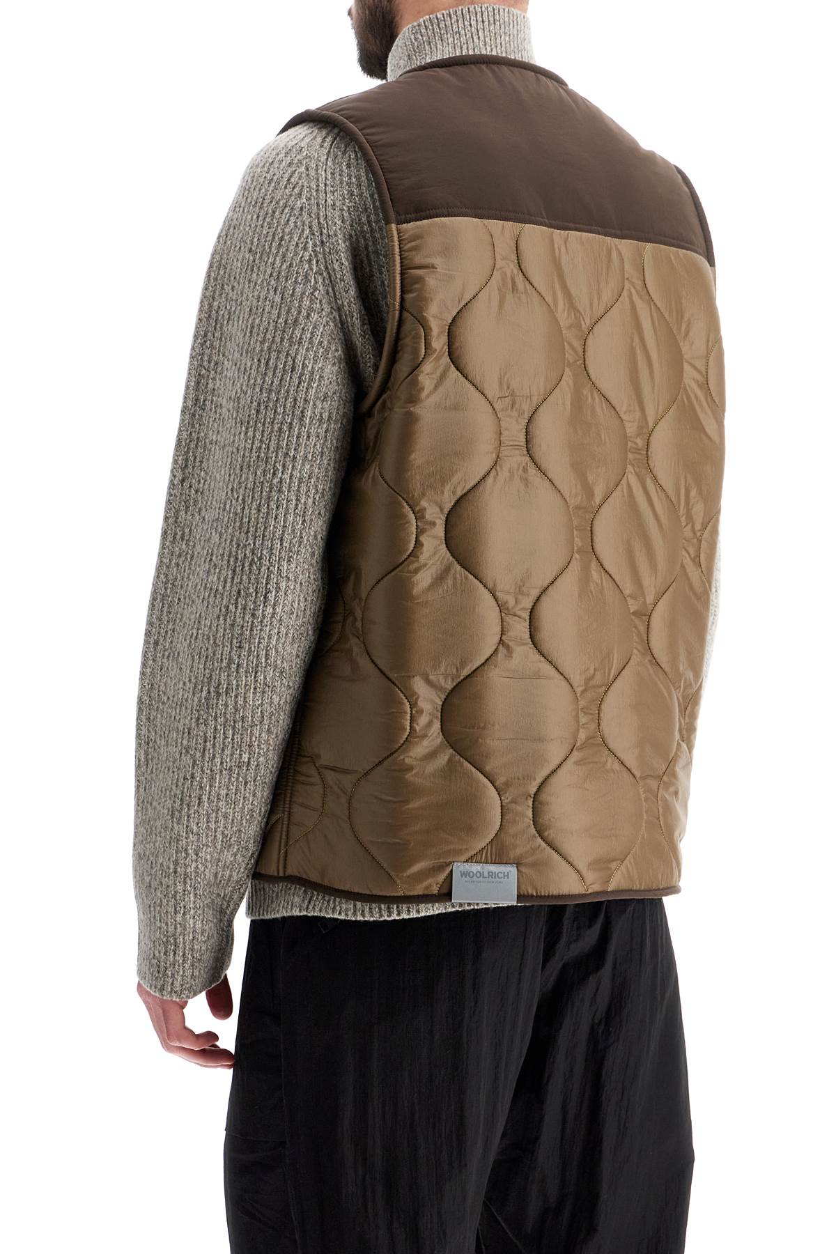 Shop Woolrich Sherpa-lined Vest By Todd Snyder In Beige