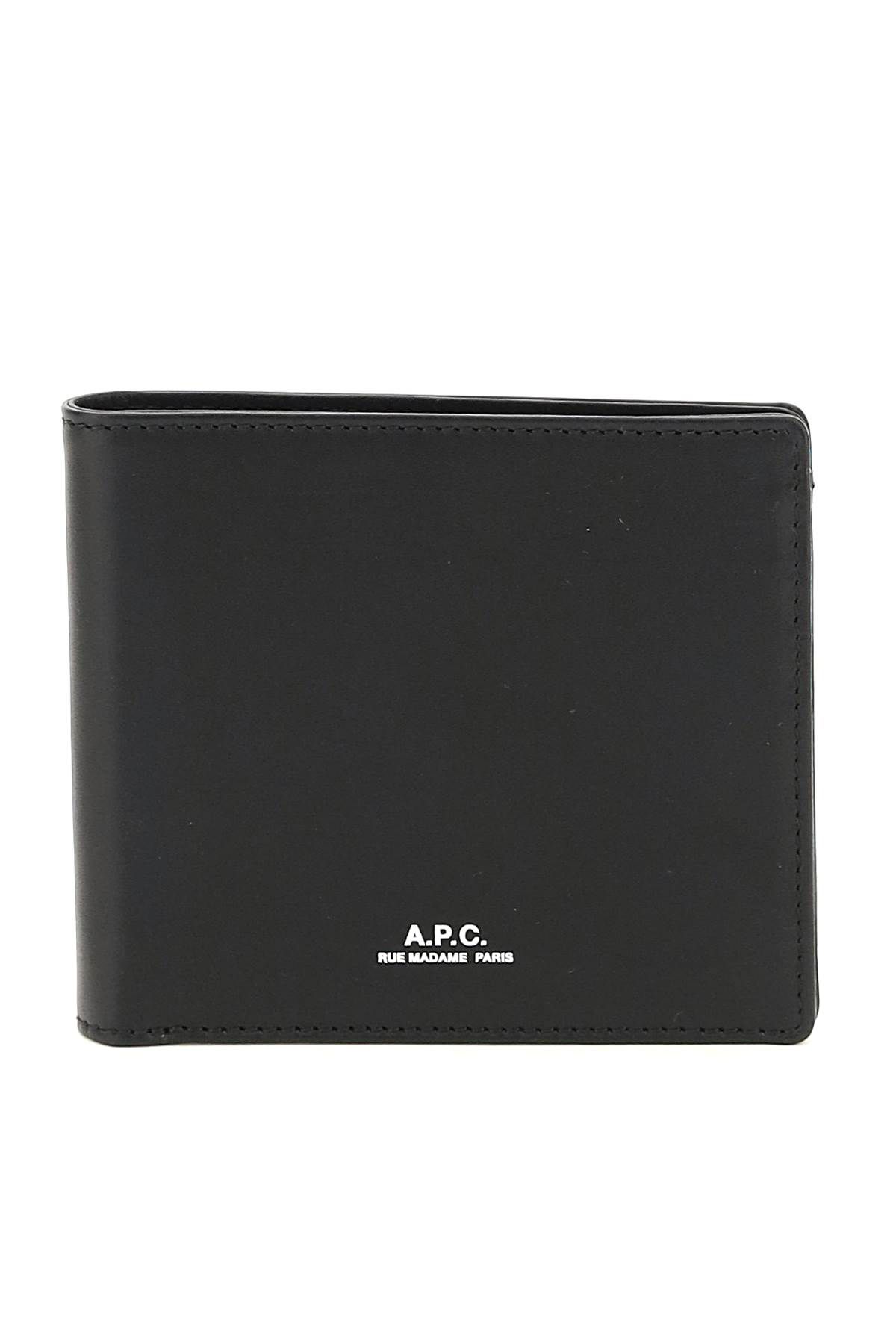 Shop Apc Aly Bi-fold Wallet In Black