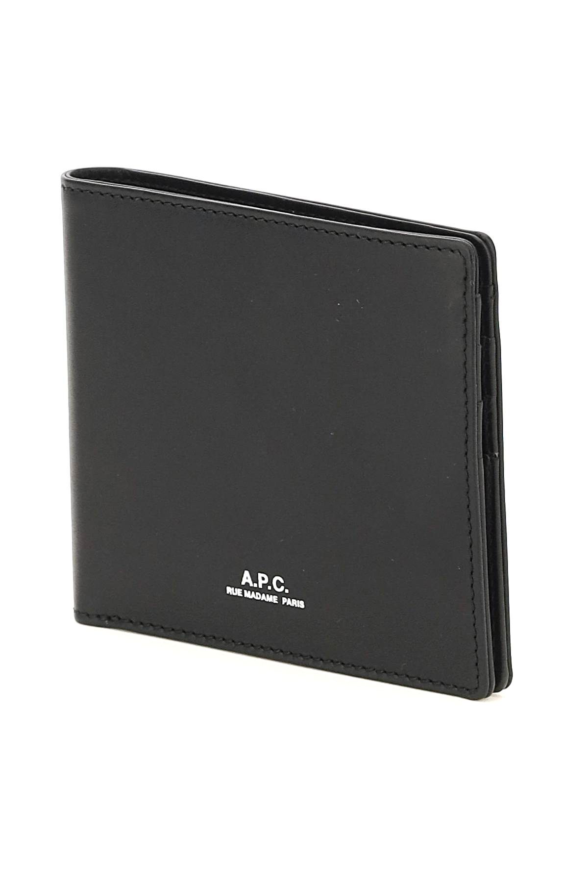 Shop Apc Aly Bi-fold Wallet In Black