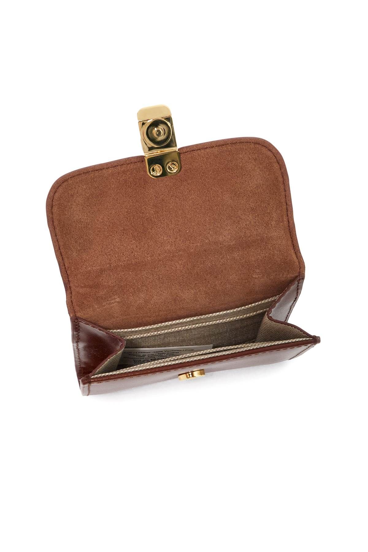 Shop Apc Compact Grace Wallet In Brown