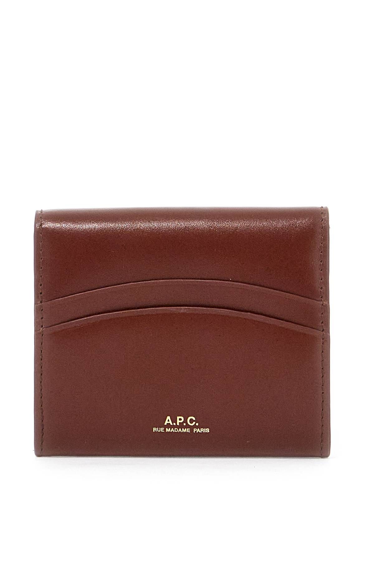 Shop Apc Compact Grace Wallet In Brown