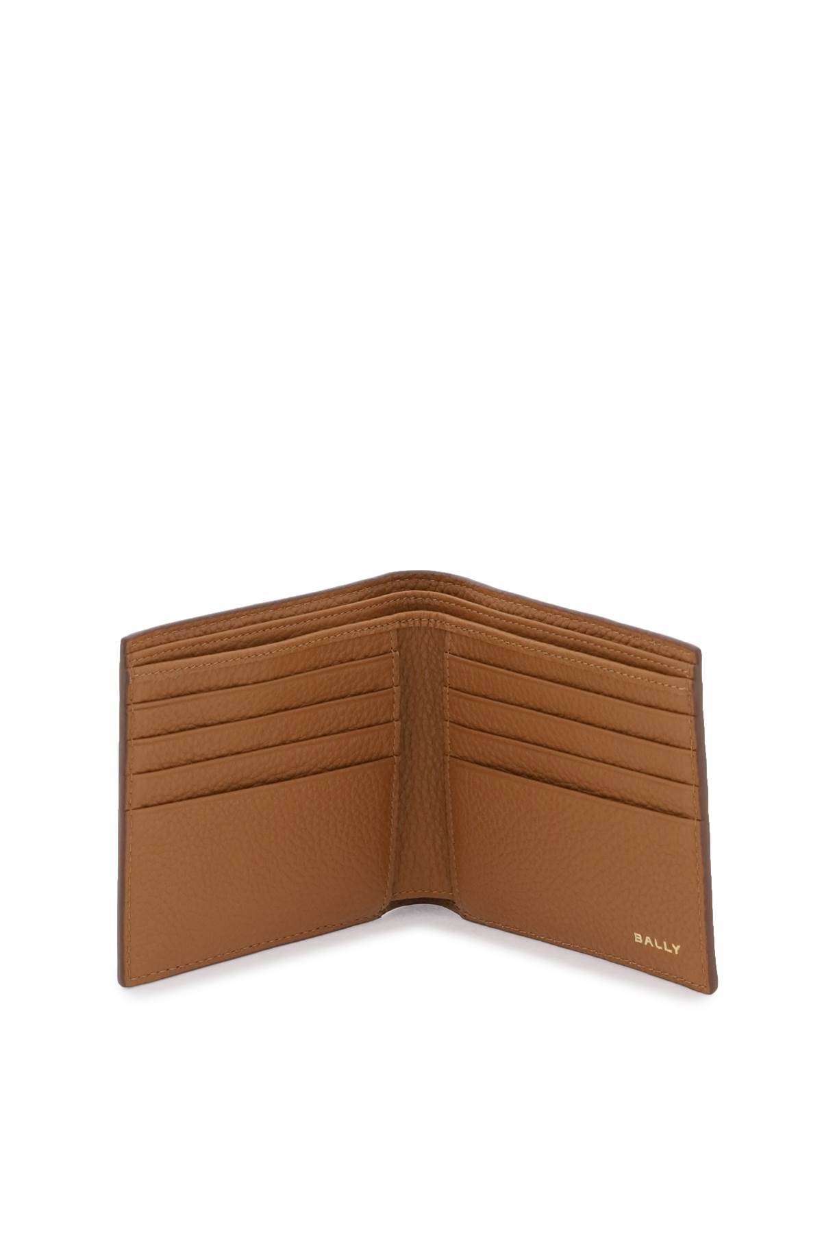 Shop Bally Pennant Bi-fold Wallet In Brown