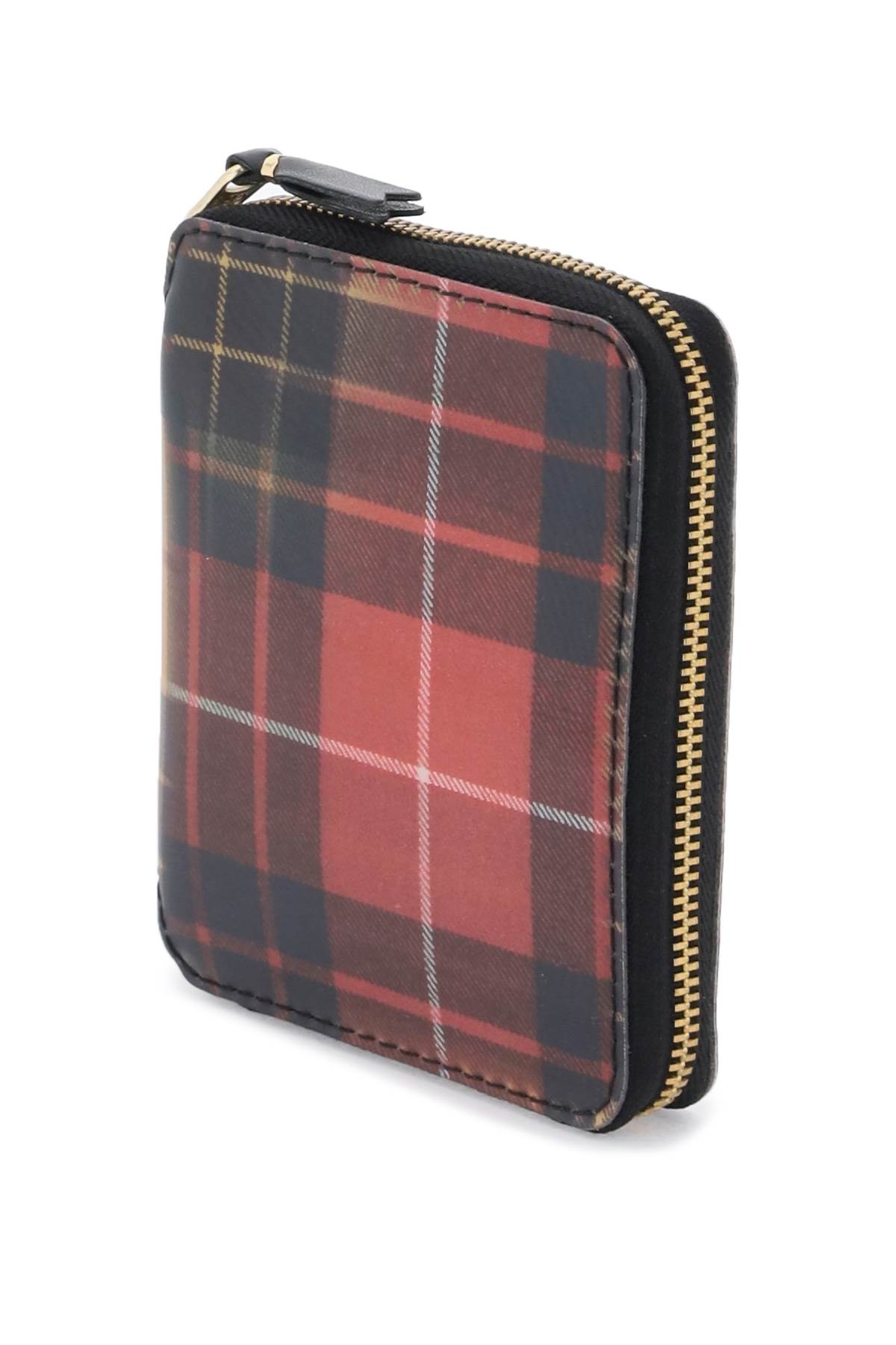 Shop Comme Des Garçons Lenticular-effect Zip-around Wallet In Multicolor