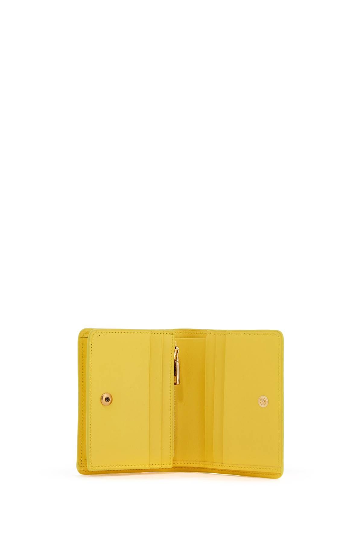 Shop Dolce & Gabbana Continental 3.5 Wallet With In Yellow