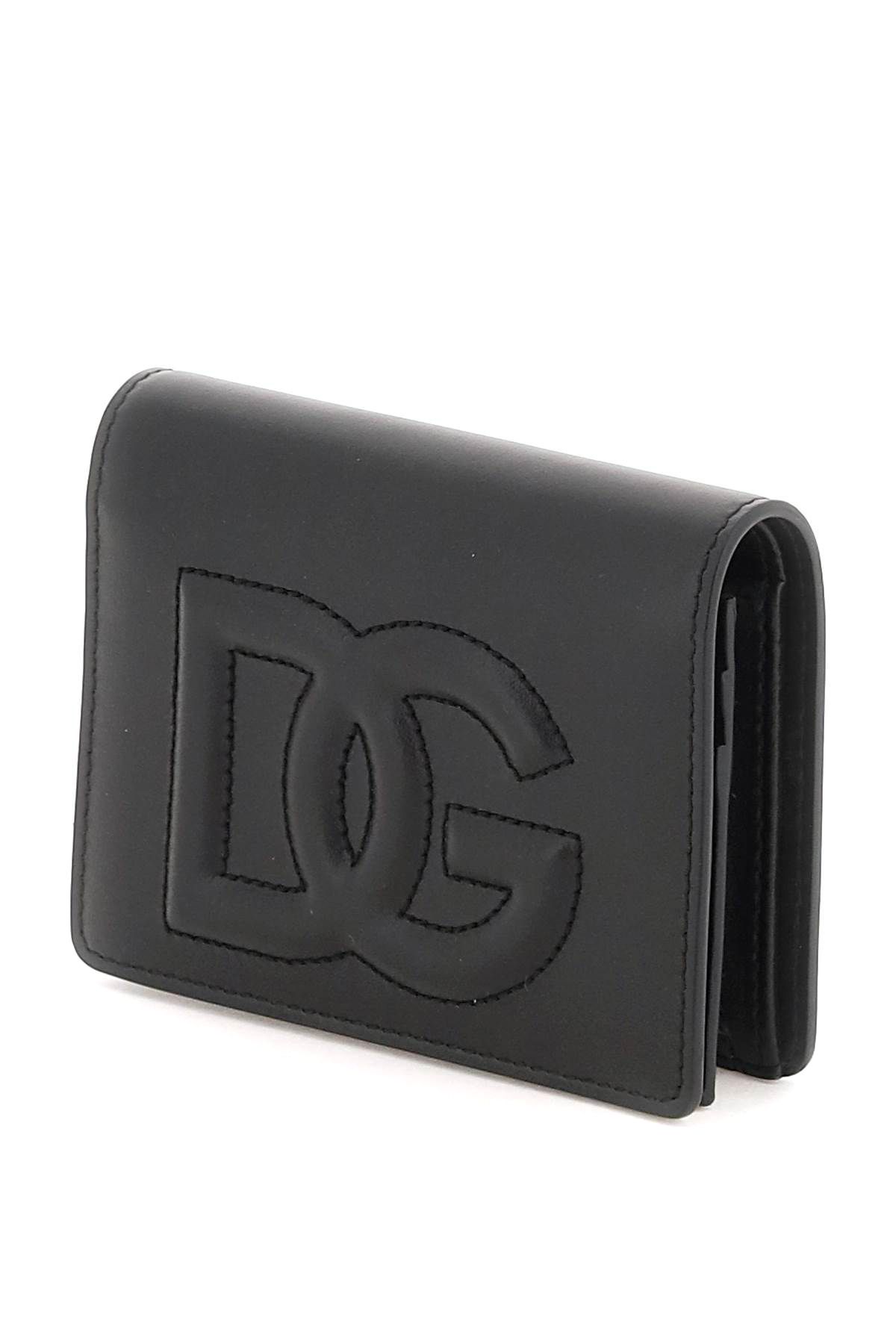 Shop Dolce & Gabbana Dg Logo Wallet In Black