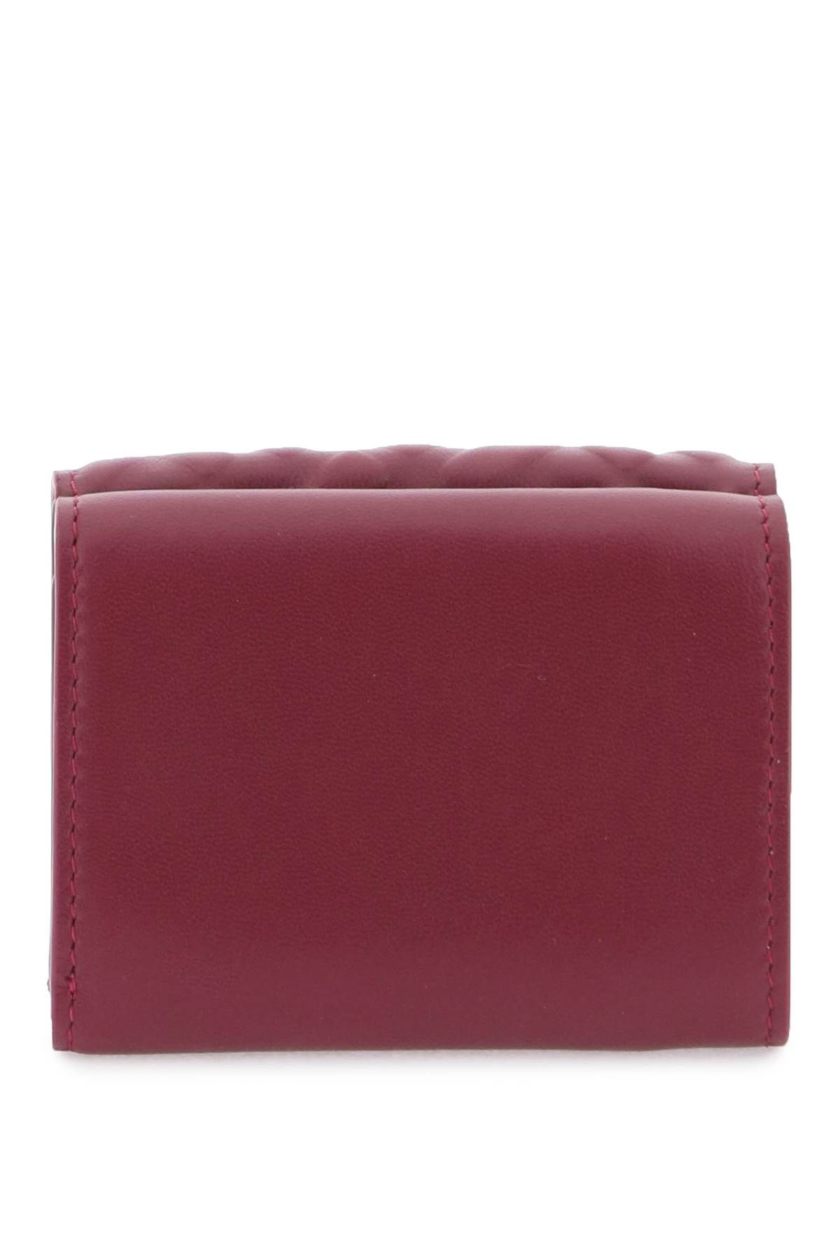 Shop Fendi Micro Wallet Baguette In Purple,red