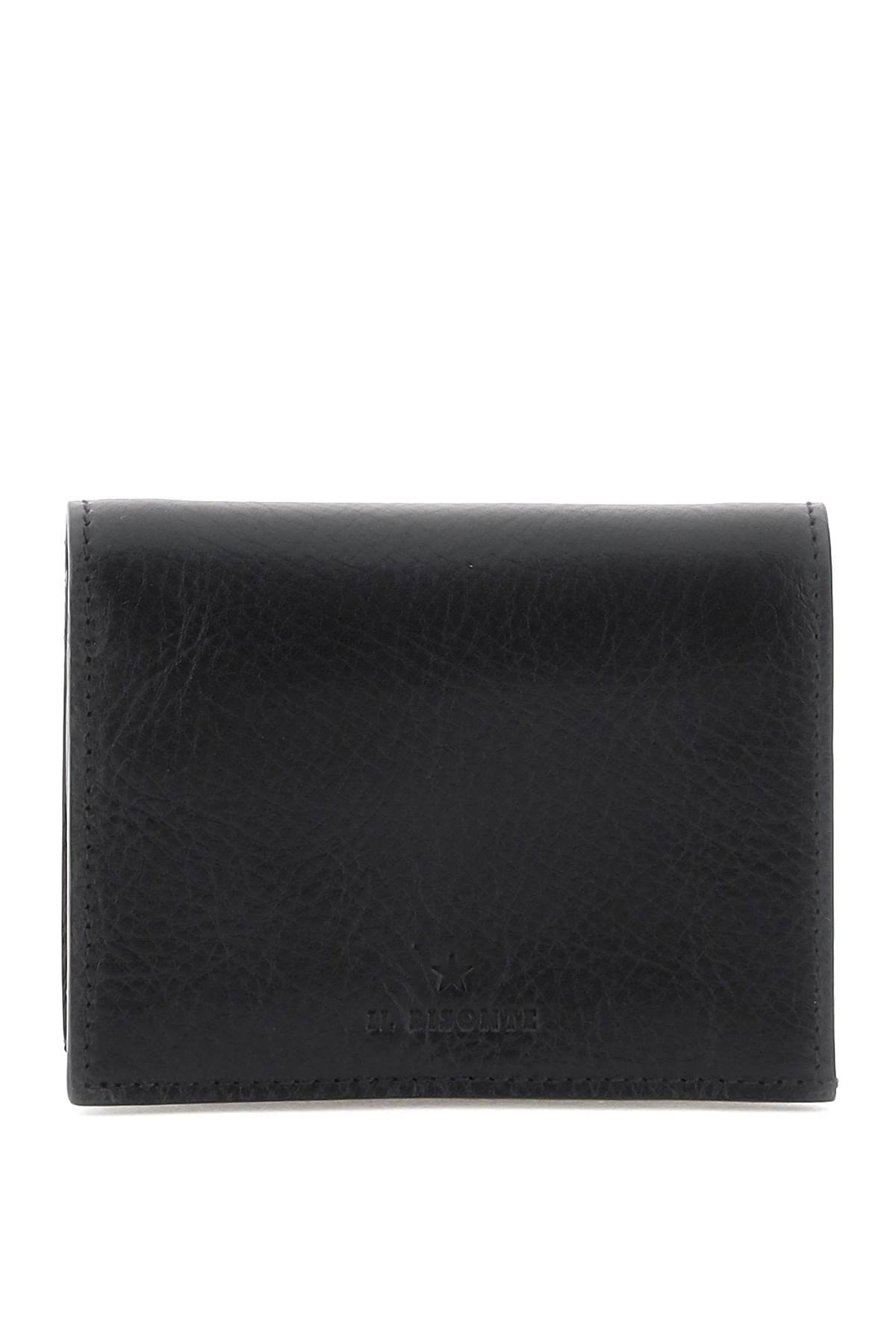Il Bisonte Leather Wallet In Black