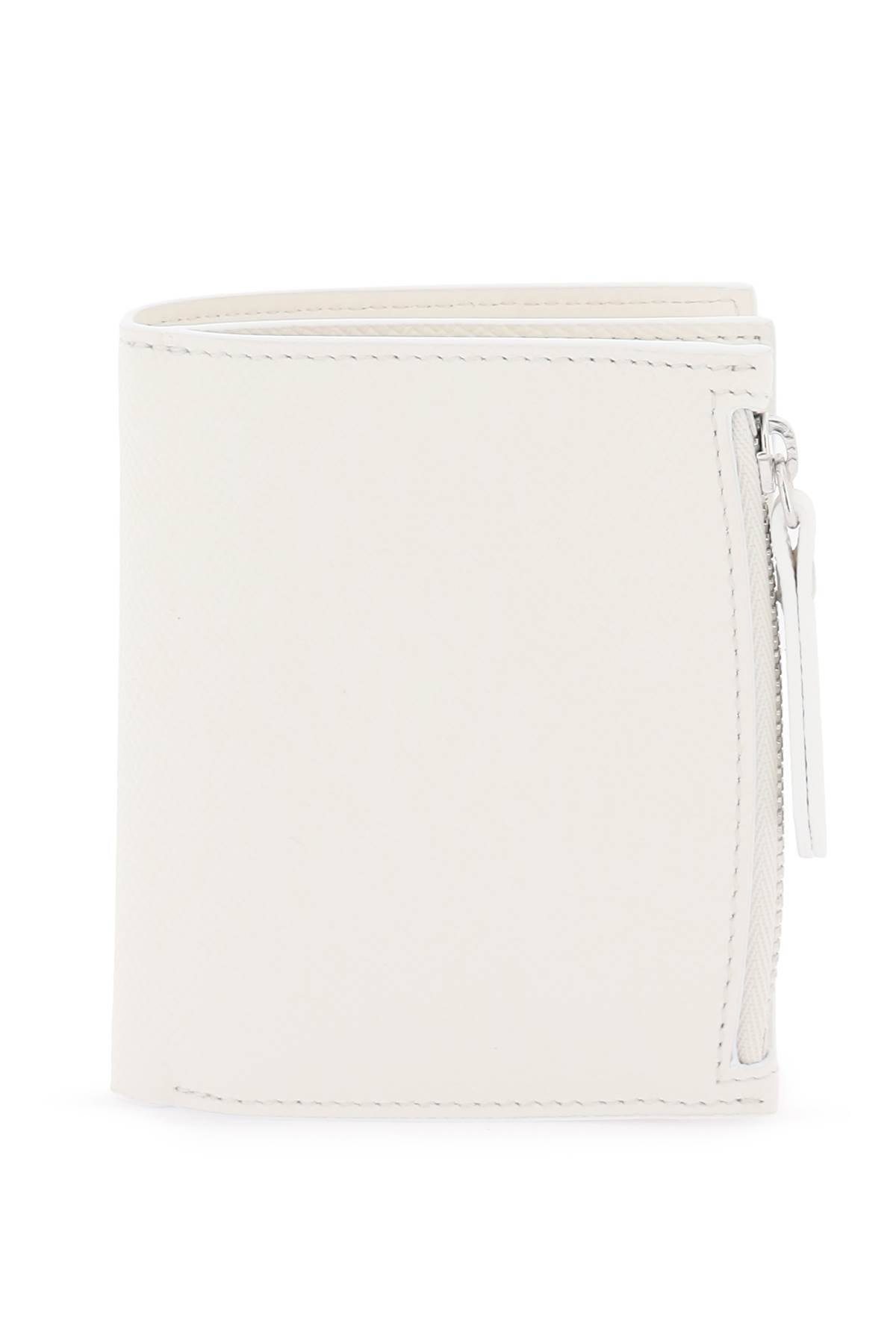 Shop Maison Margiela 'four Stitches' Wallet In White