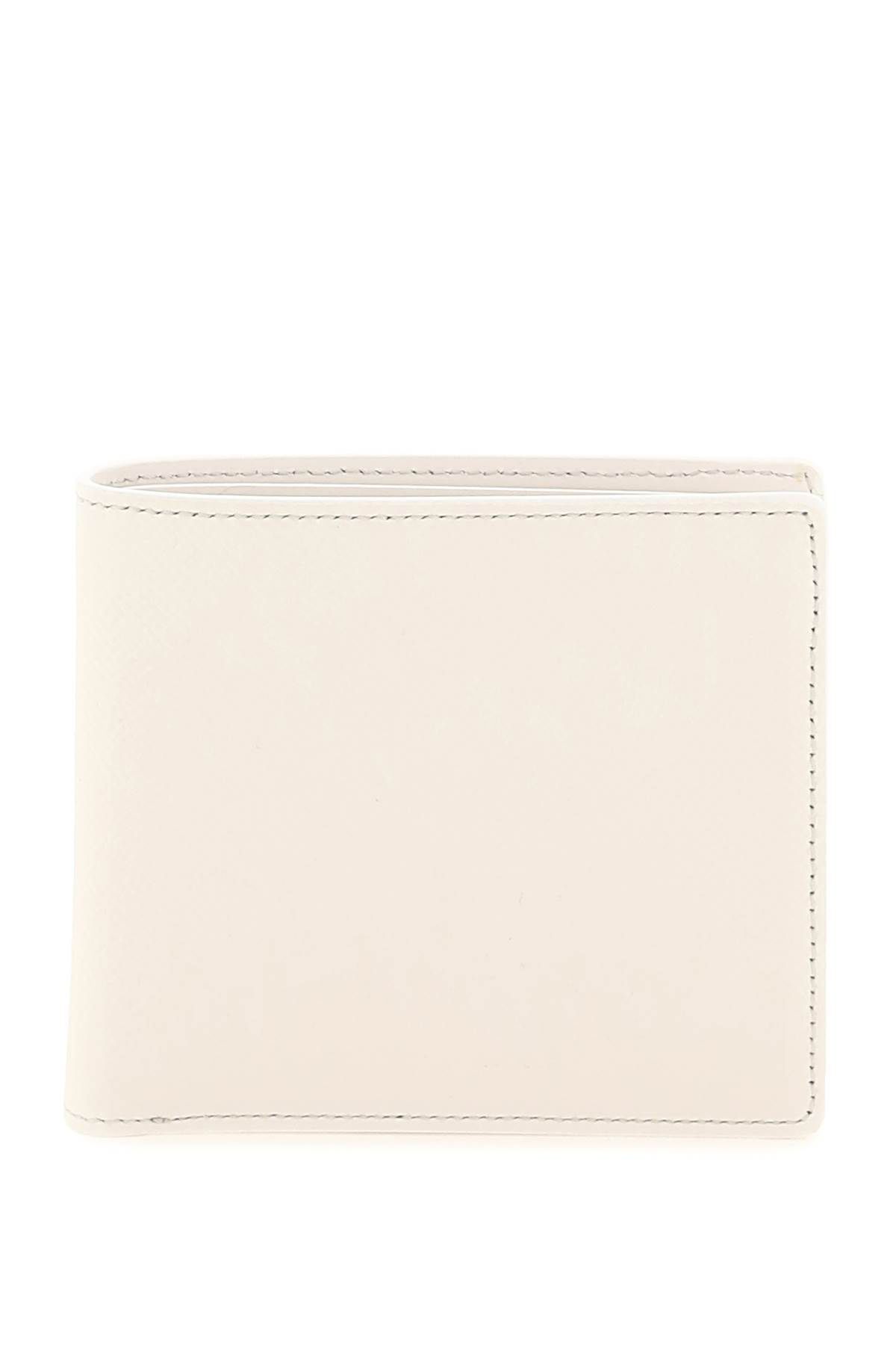 MAISON MARGIELA grained leather bi-fold wallet