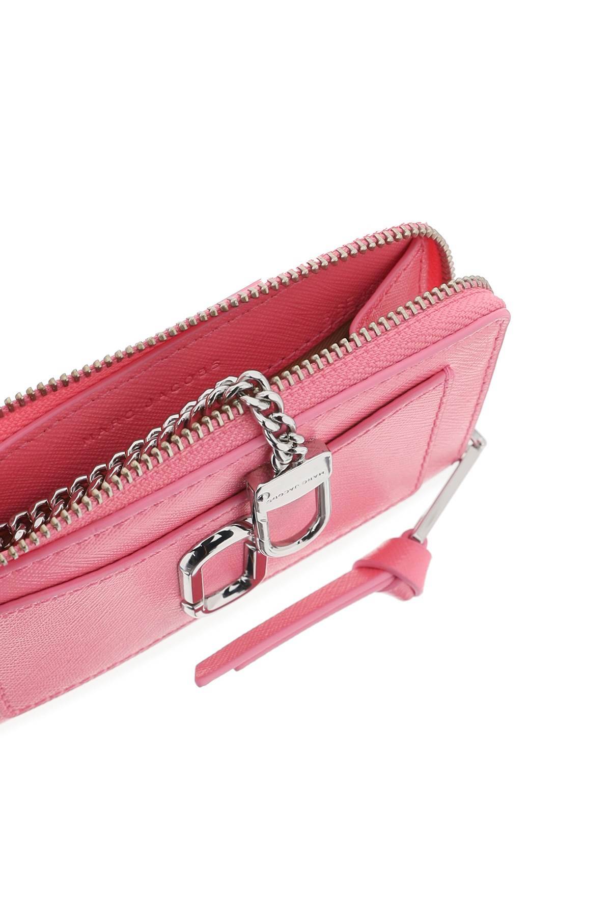 Shop Marc Jacobs The Utility Snapshot Top Zip Multi Wallet In Pink