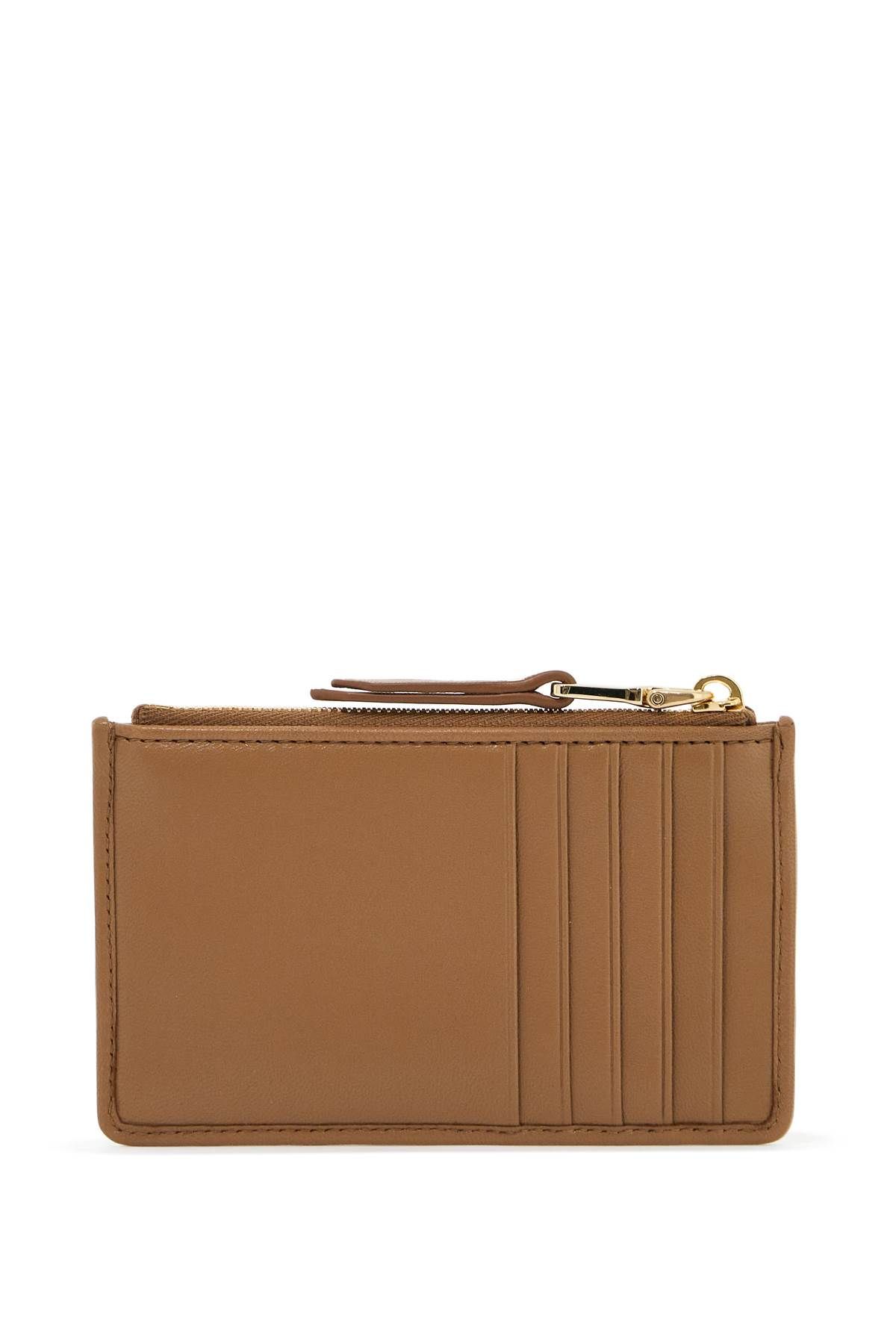 Shop Miu Miu Matelassé Nappa Leather Wallet In Brown