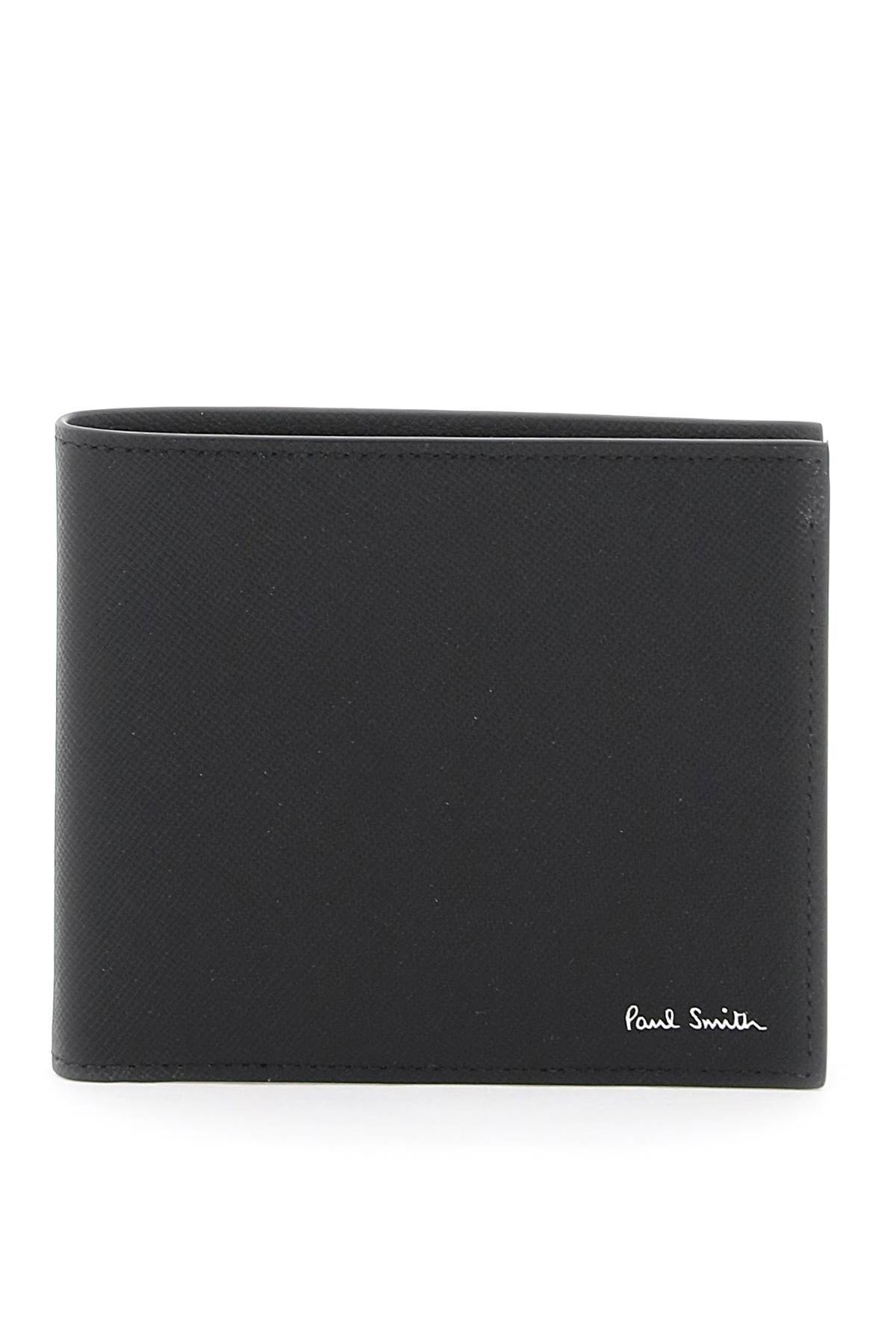 Shop Paul Smith Mini Blur Wallet In Black,multicolor