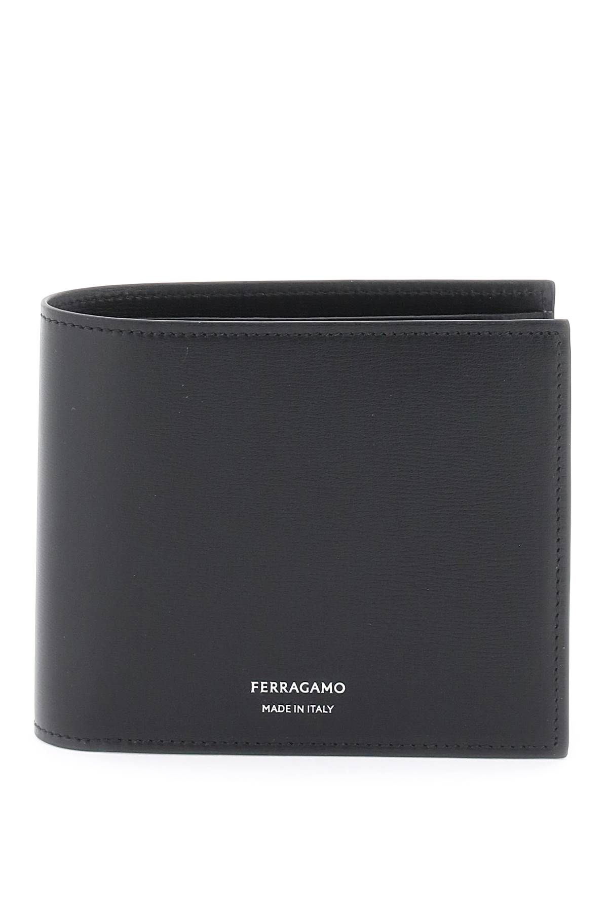 Shop Ferragamo Bi-fold Wallet In Black