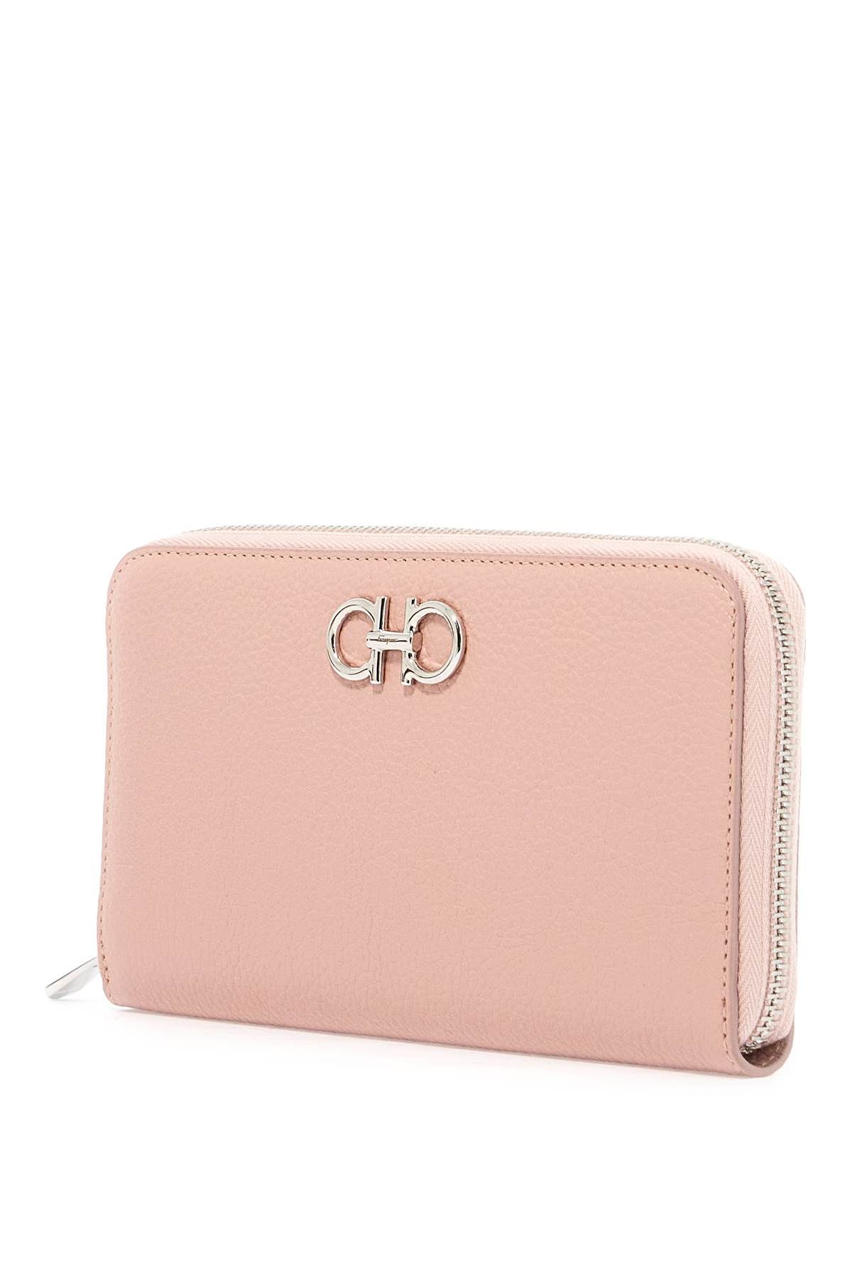 Shop Ferragamo Continental Gancini In Pink