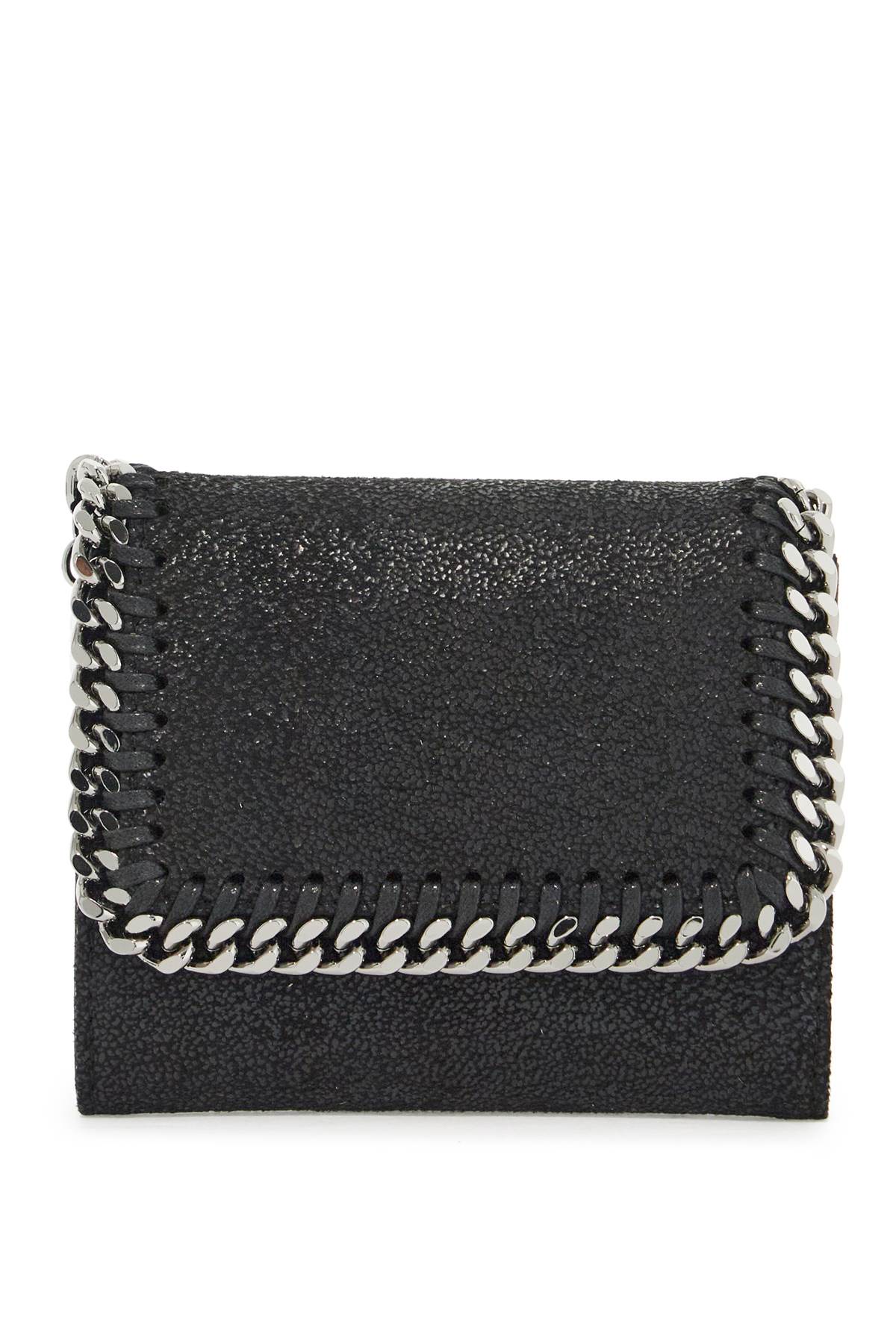 Shop Stella Mccartney Falabella Small Wallet In Black