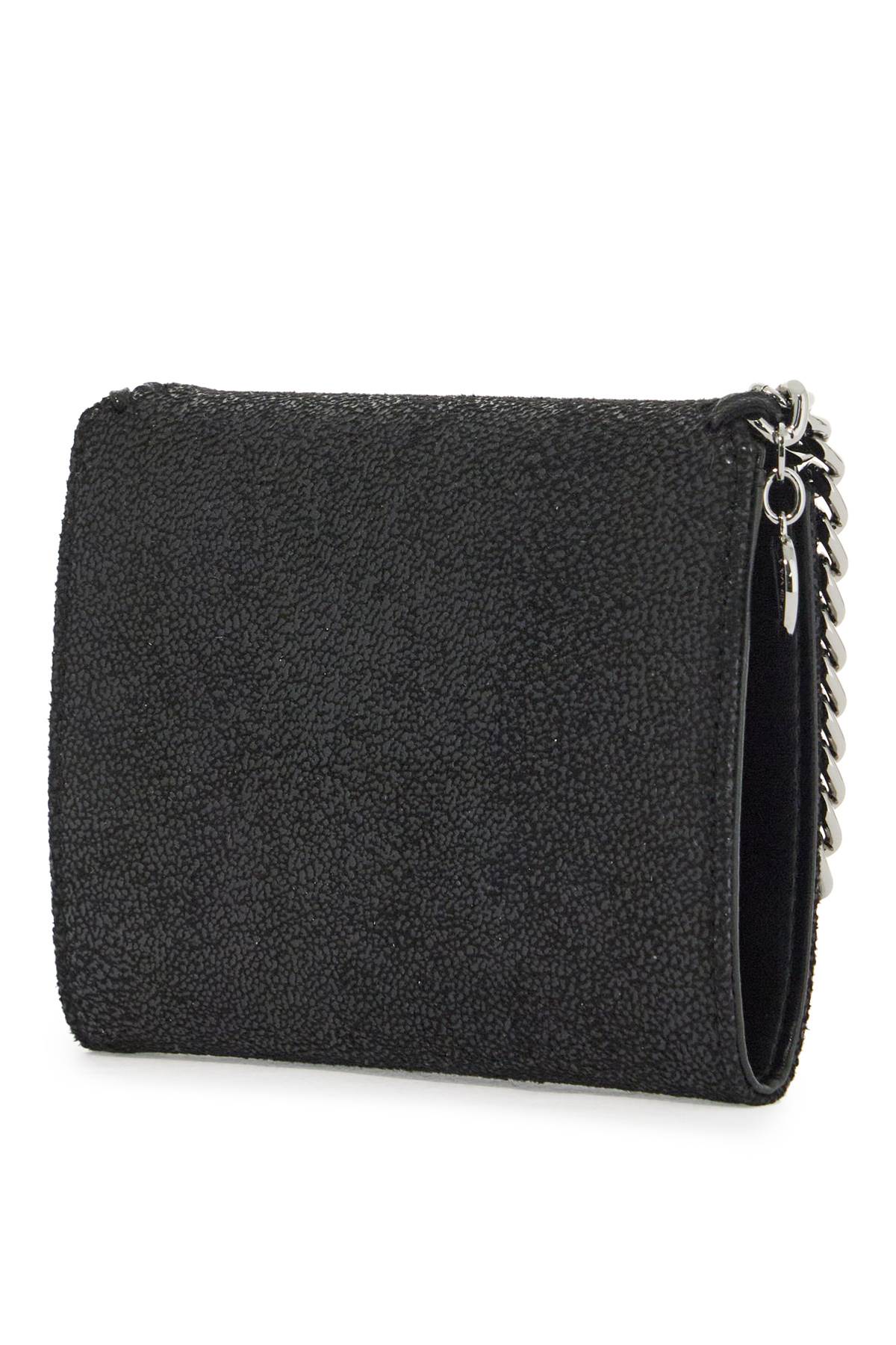 Shop Stella Mccartney Falabella Small Wallet In Black