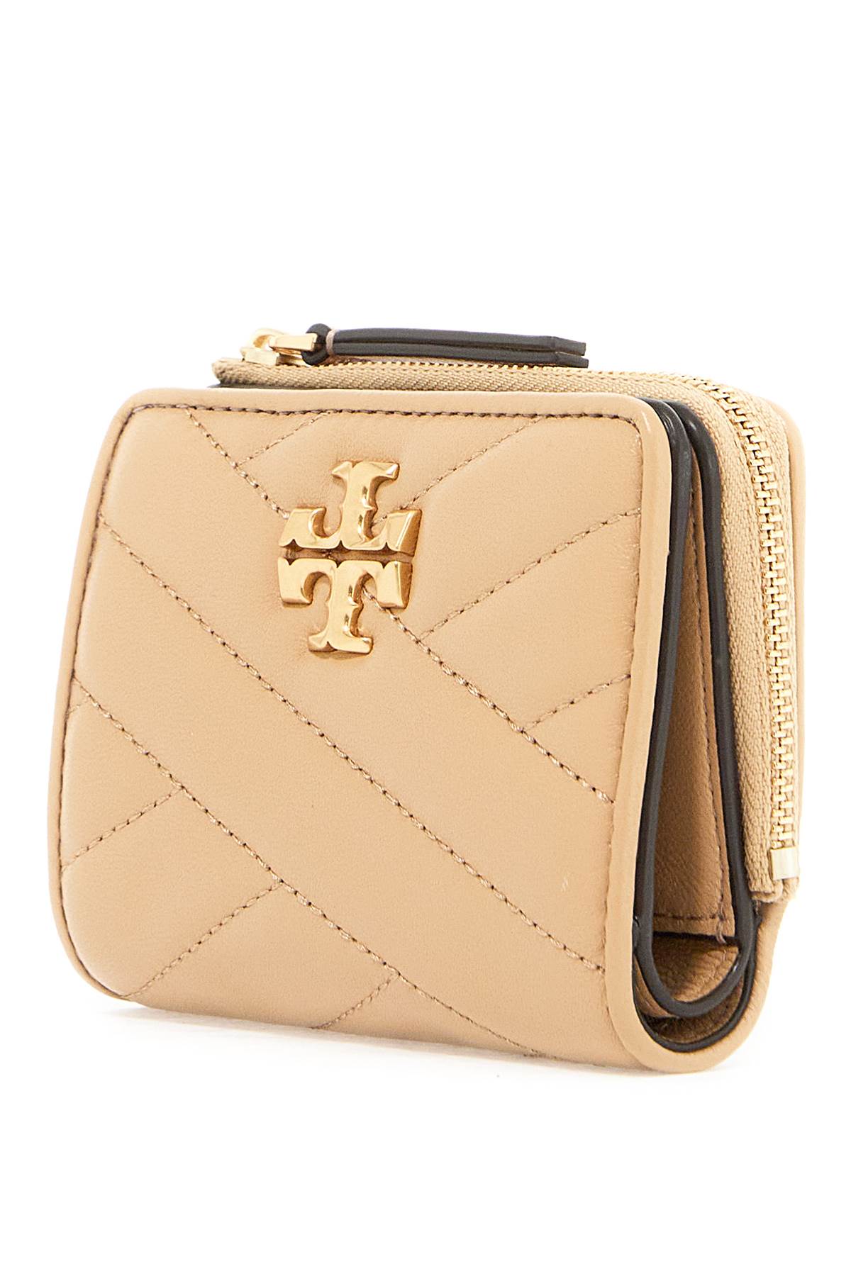 Shop Tory Burch Kira Wallet In Beige