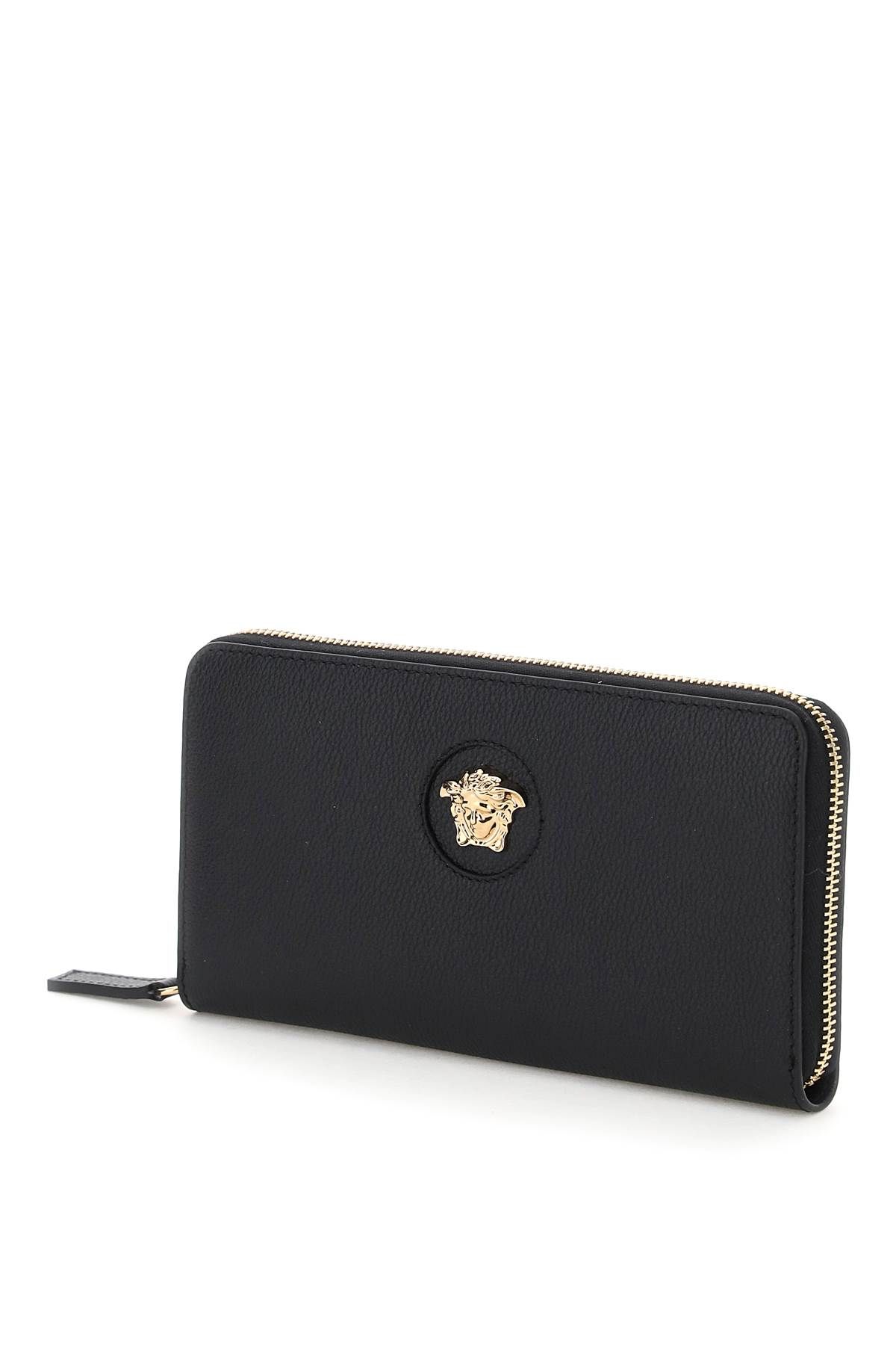 Shop Versace La Medusa Wallet In Black