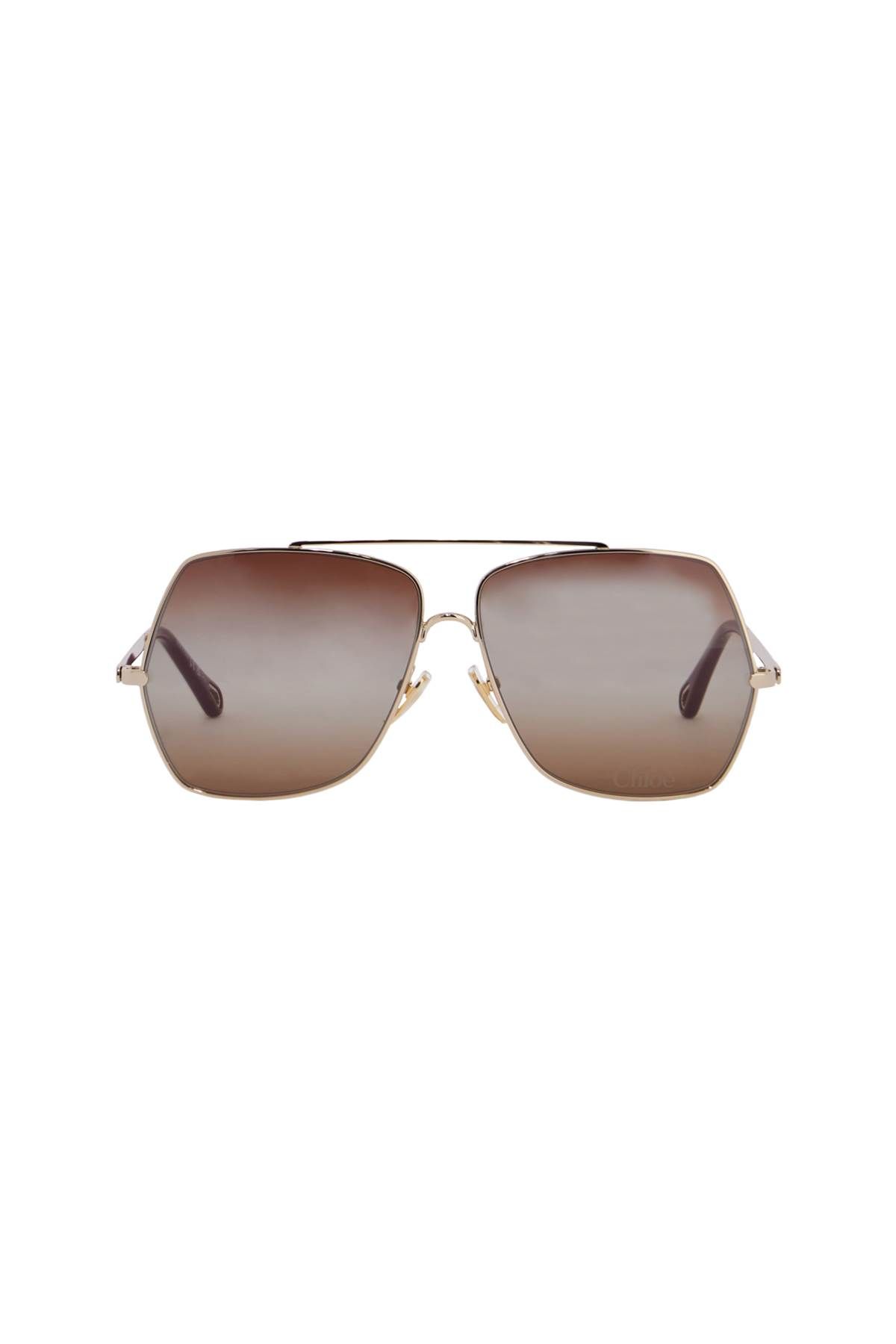 Chloé Ssa  Alyssa Sunglasses For In Gold