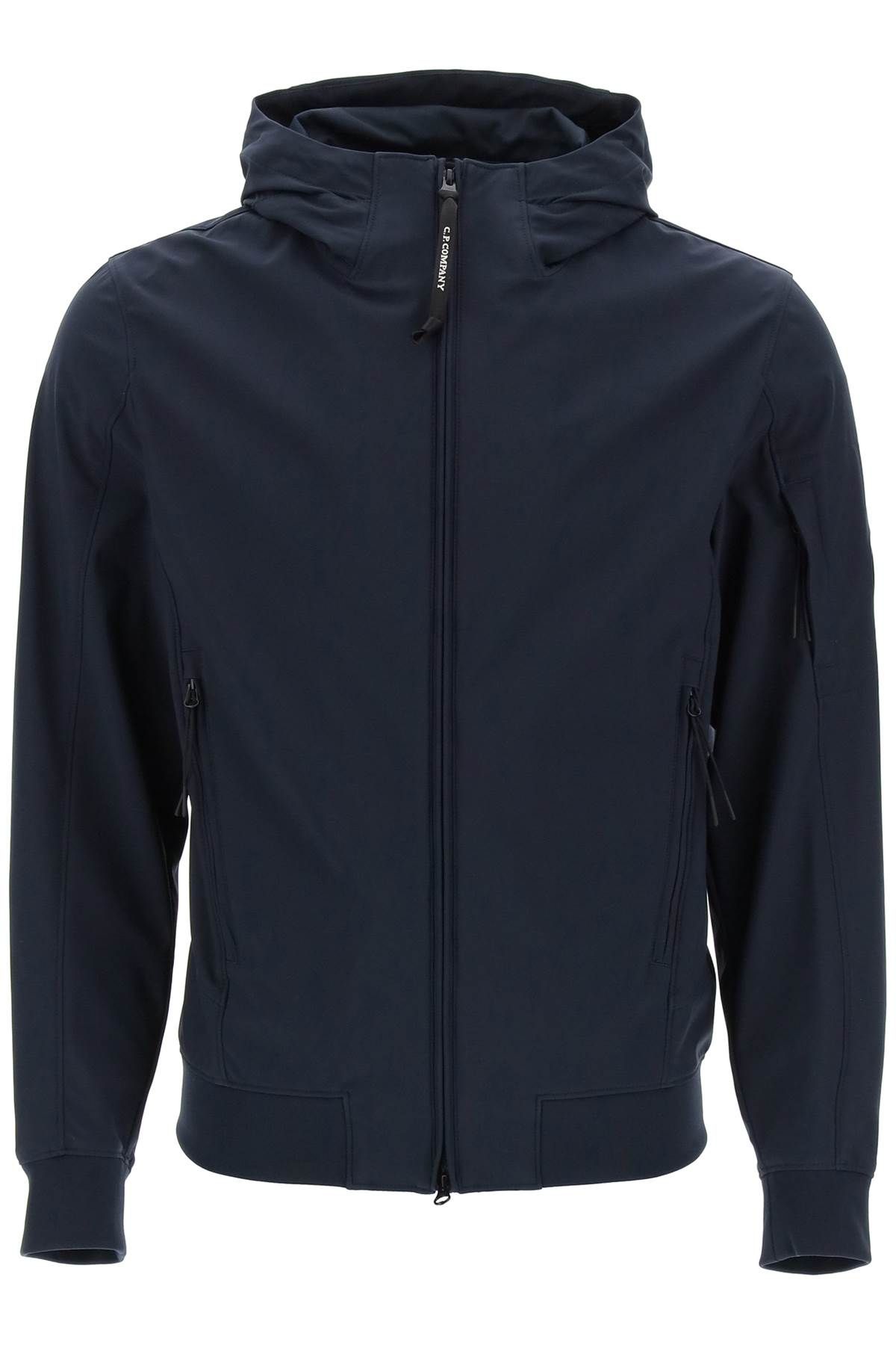 C.p. Company Hooded Jacket In C.p. Shell-r In Blue