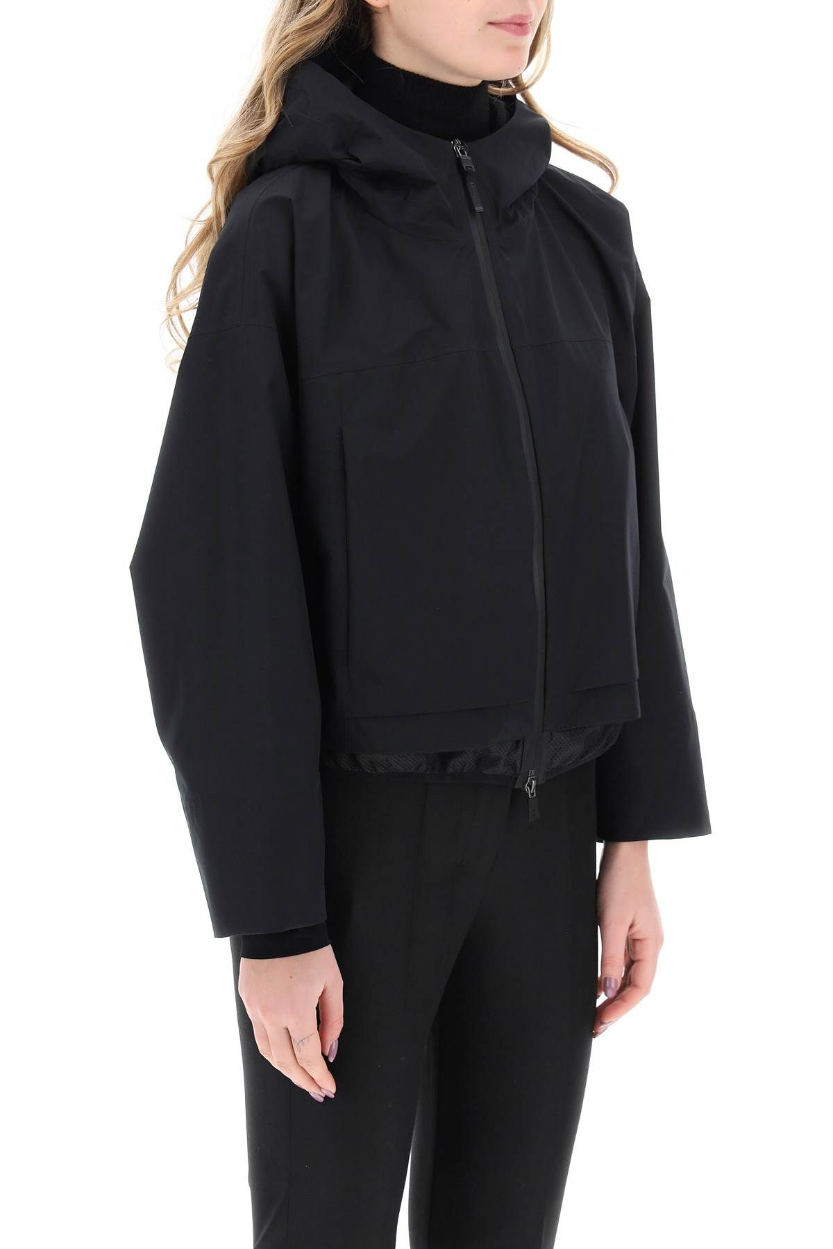 Shop Herno Laminar Hooded Paclite Jacket In In Black