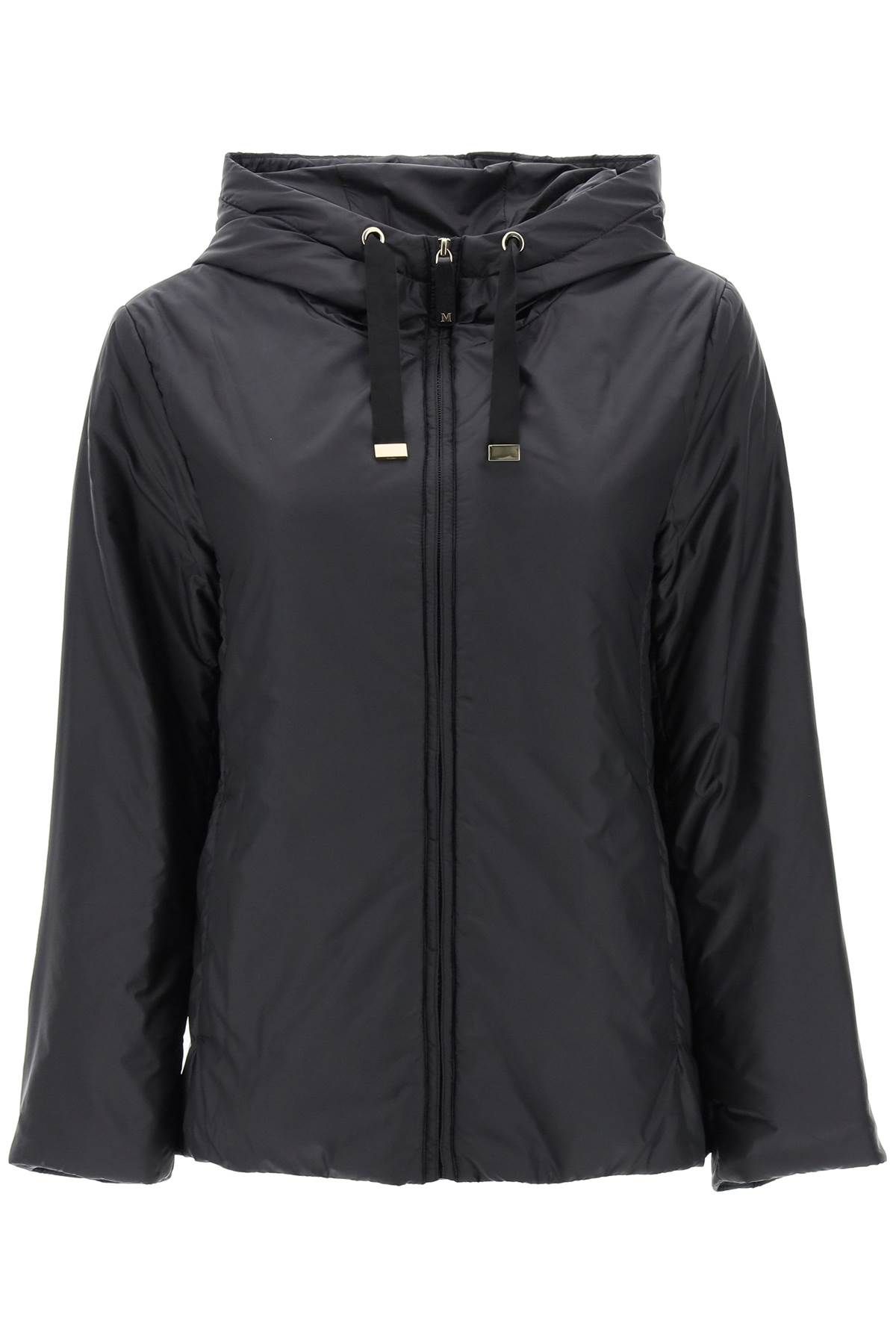 Shop Max Mara The Cube Greenh Hooded Jacket In Black